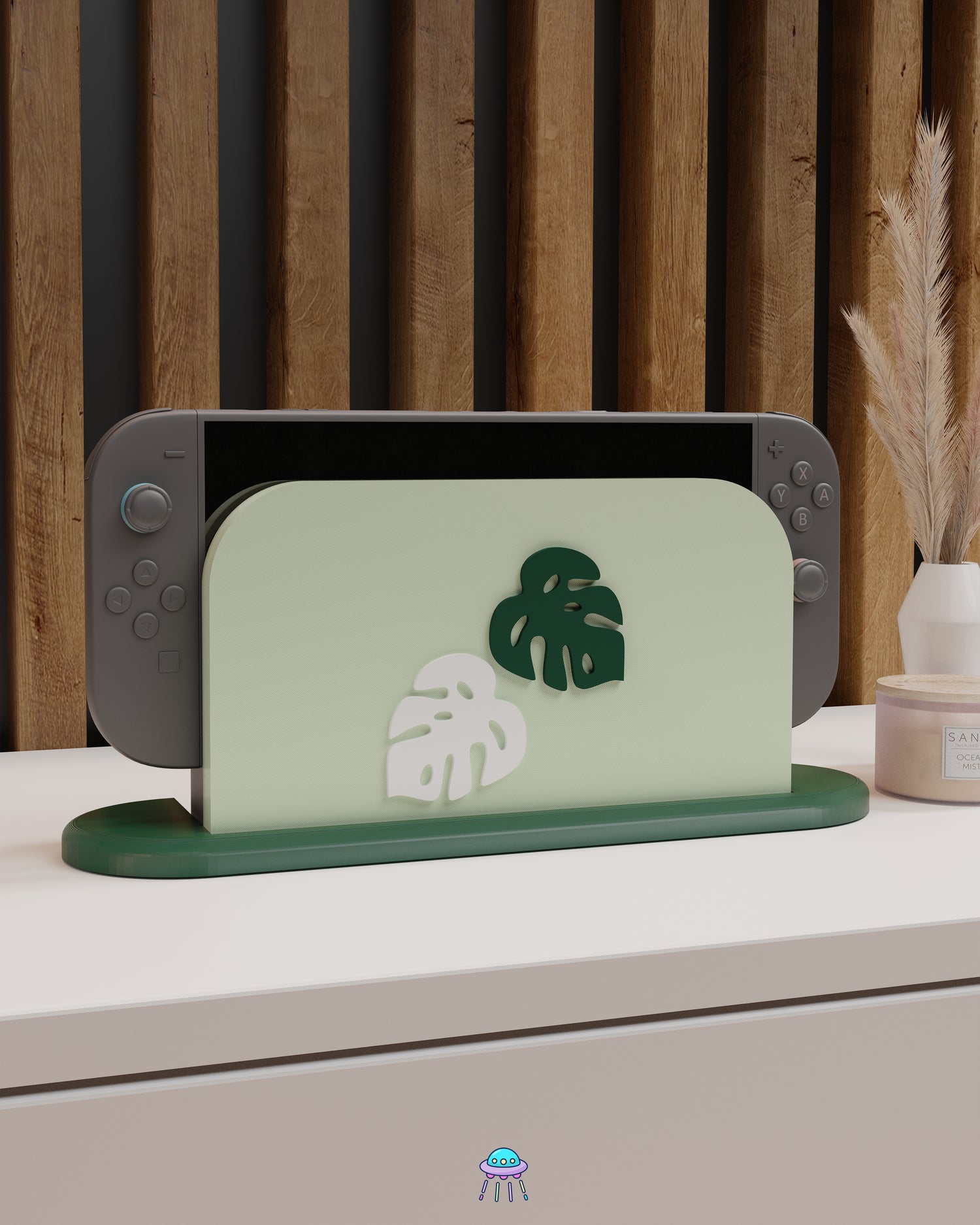 Leafy Dock Cover for Nintendo Switch 2 – Original Faceplate Design
