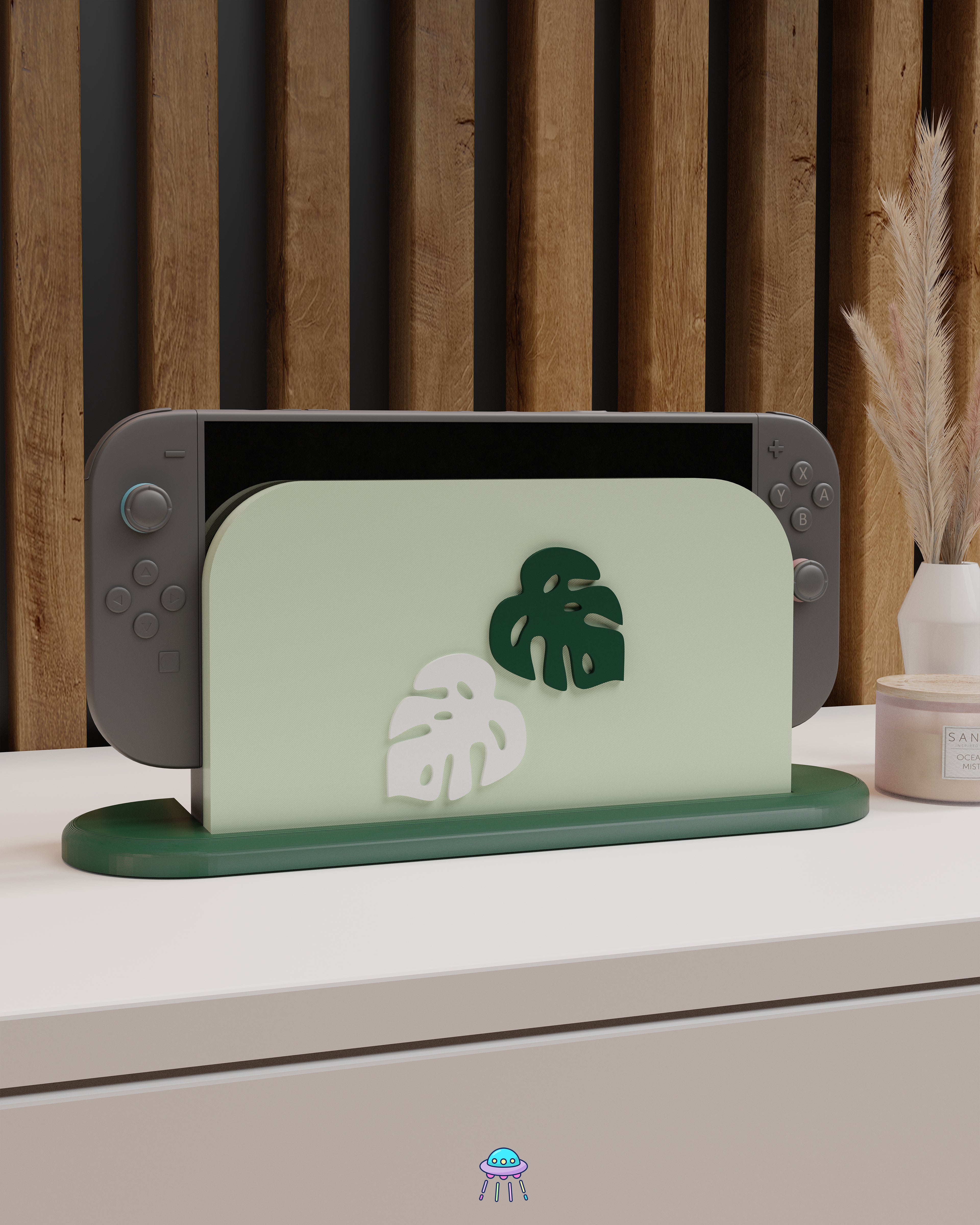 Leafy Dock Cover for Nintendo Switch 2 – Original Faceplate Design