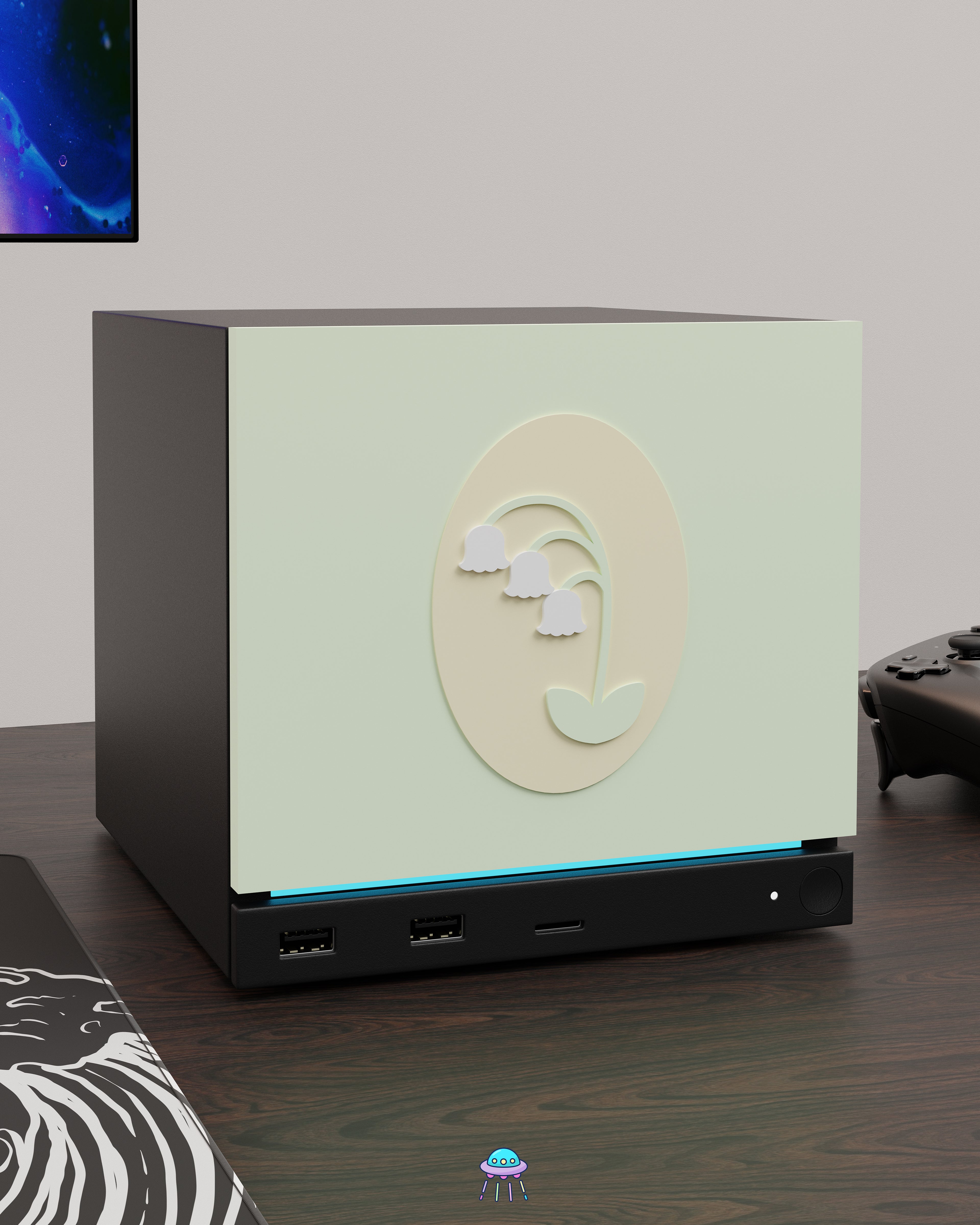Lily of the Valley Valve Steam Machine Faceplate / Face Cover - In Stock