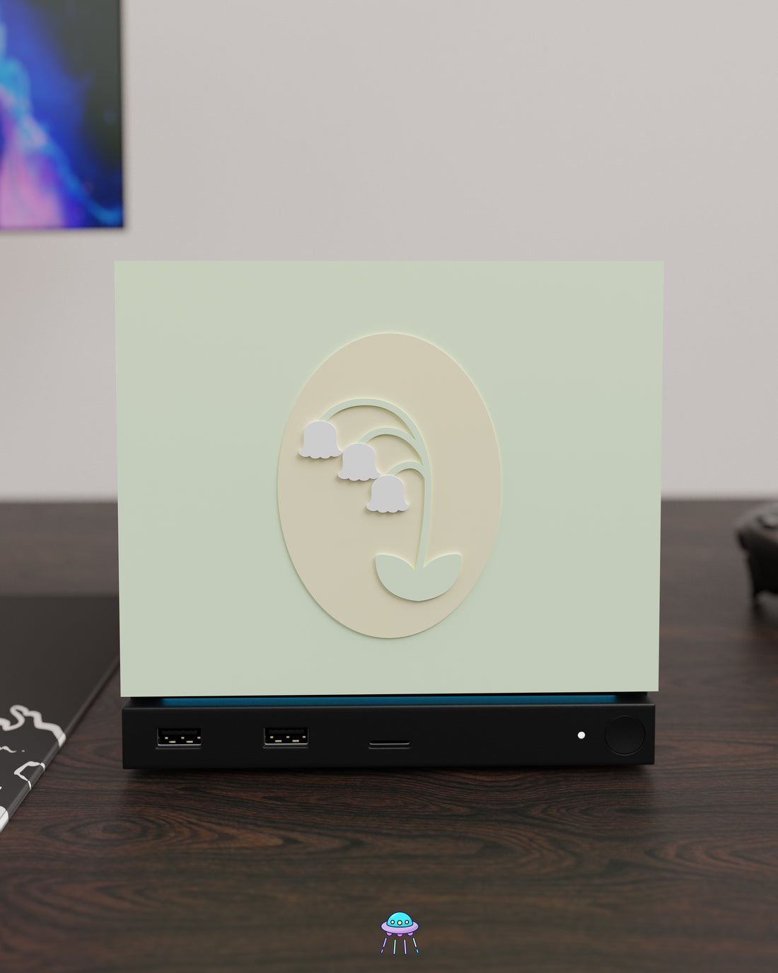 Lily of the Valley Valve Steam Machine Faceplate / Face Cover - In Stock