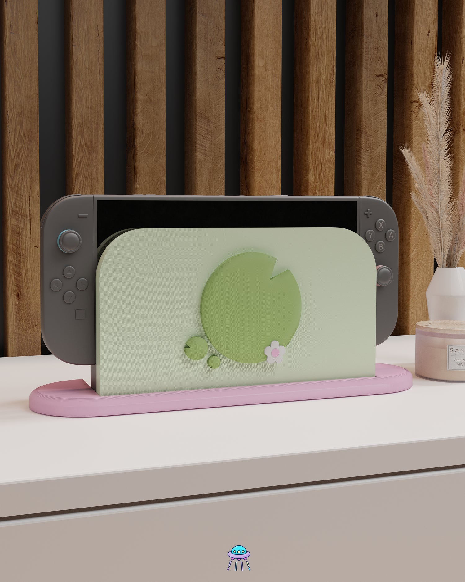 Lily Pad Dock Cover for Nintendo Switch 2 – Original Faceplate Design