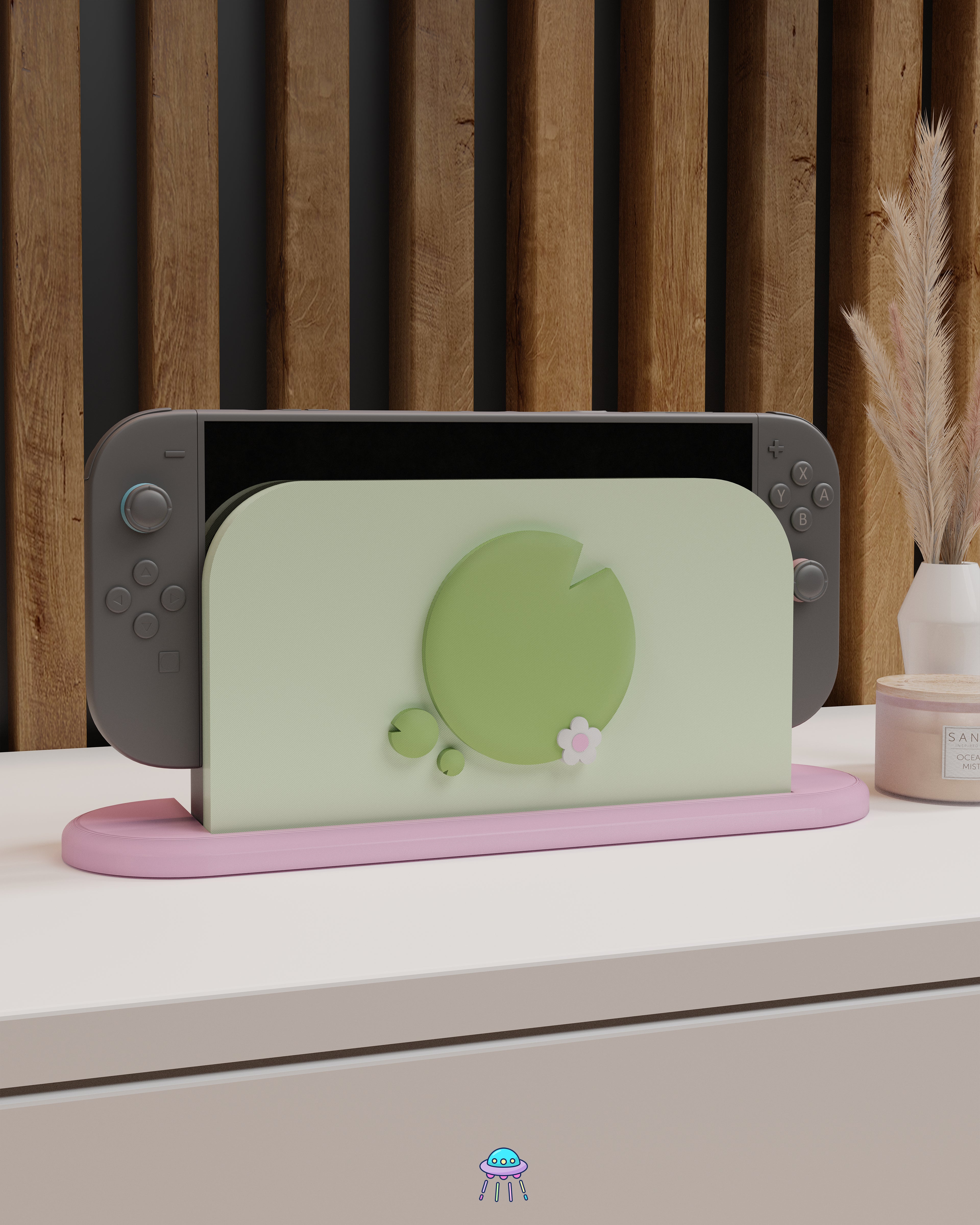 Lily Pad Dock Cover for Nintendo Switch 2 – Original Faceplate Design
