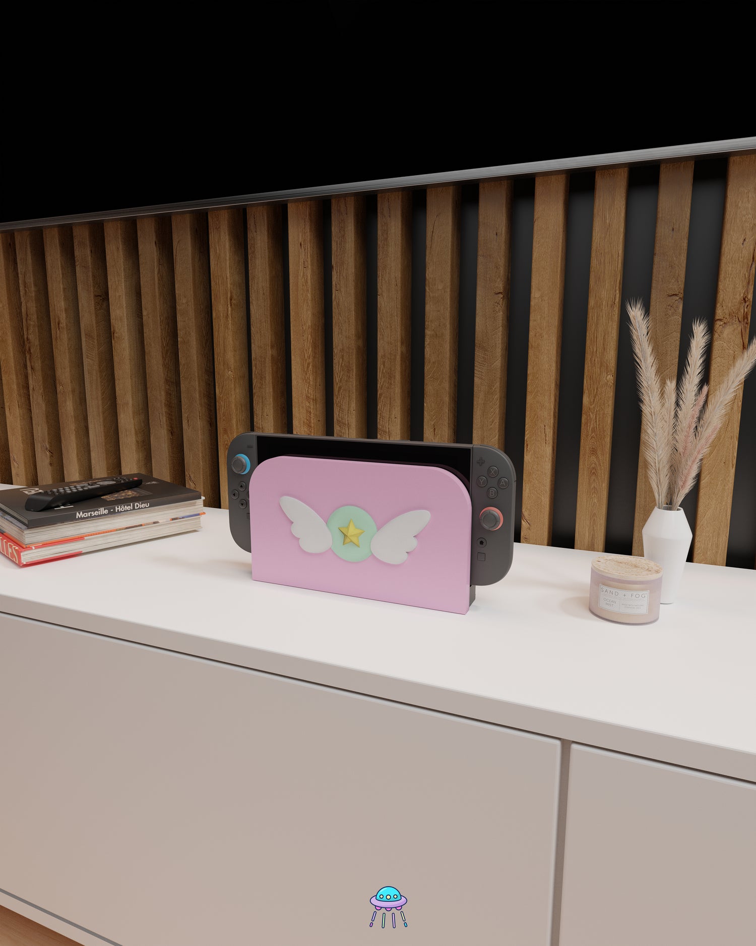 Magical Girl Dock Cover for Nintendo Switch 2 – Original Faceplate Design