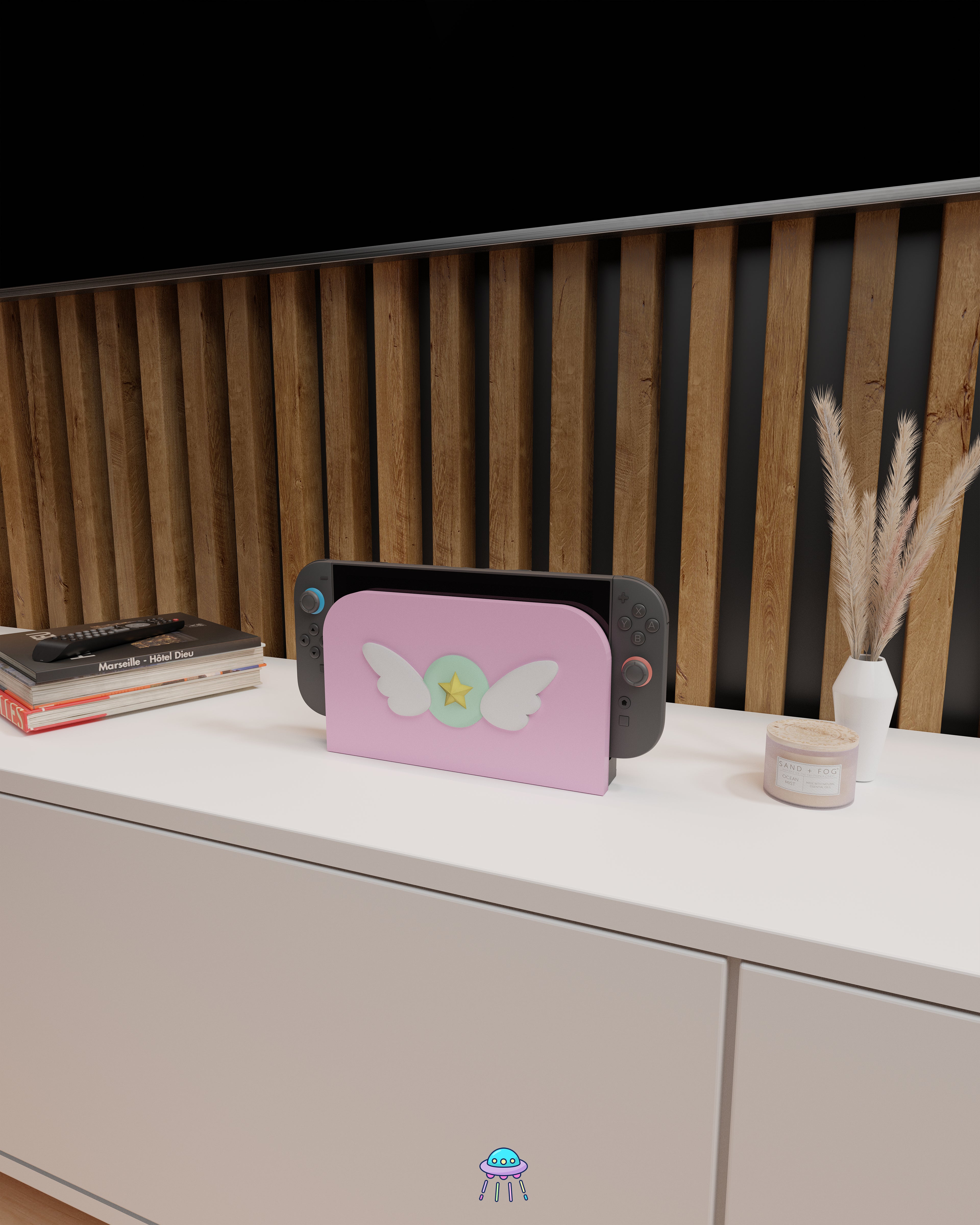 Magical Girl Dock Cover for Nintendo Switch 2 – Original Faceplate Design