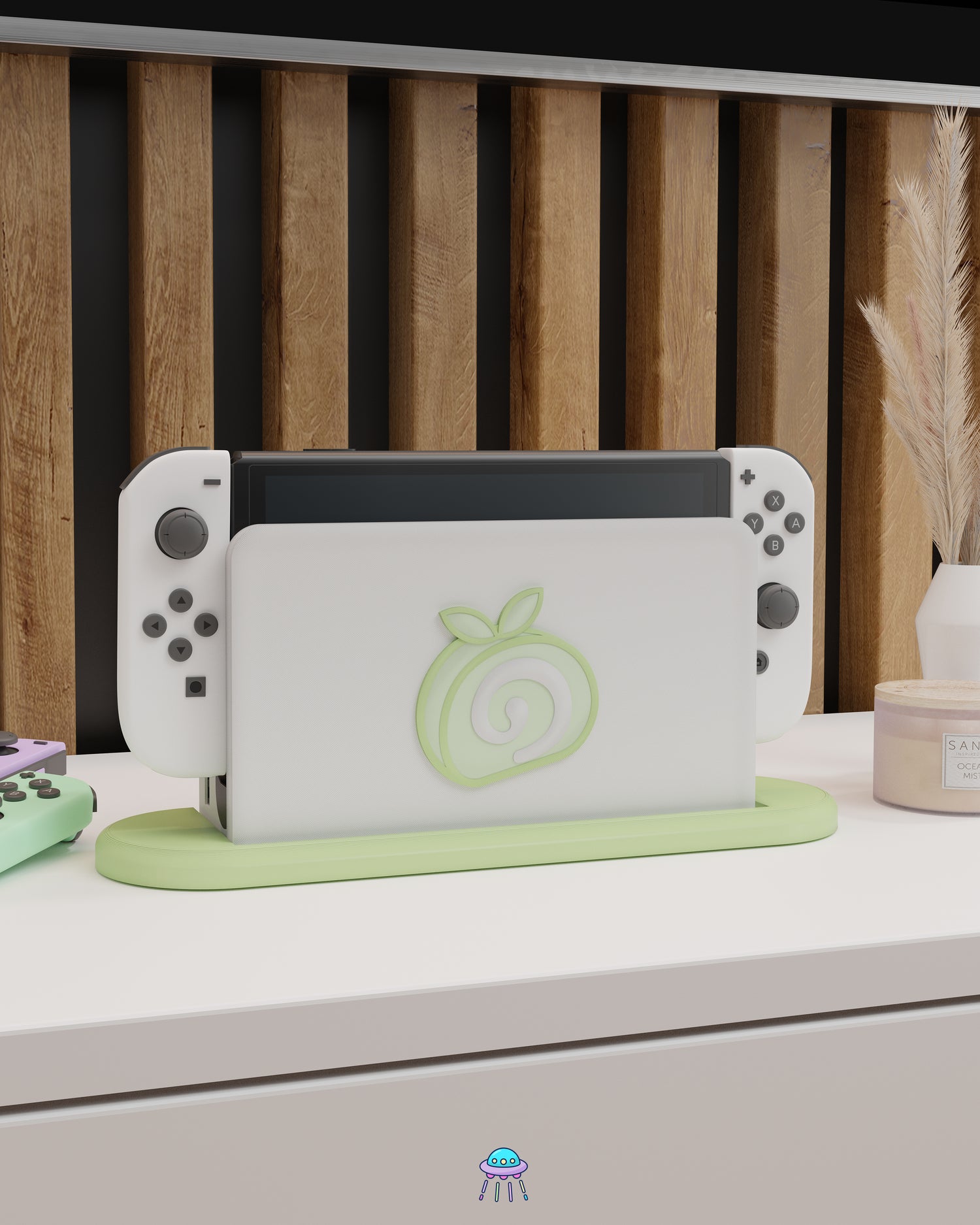 Matcha Roll Dock Cover for Nintendo Switch – Original Faceplate Design