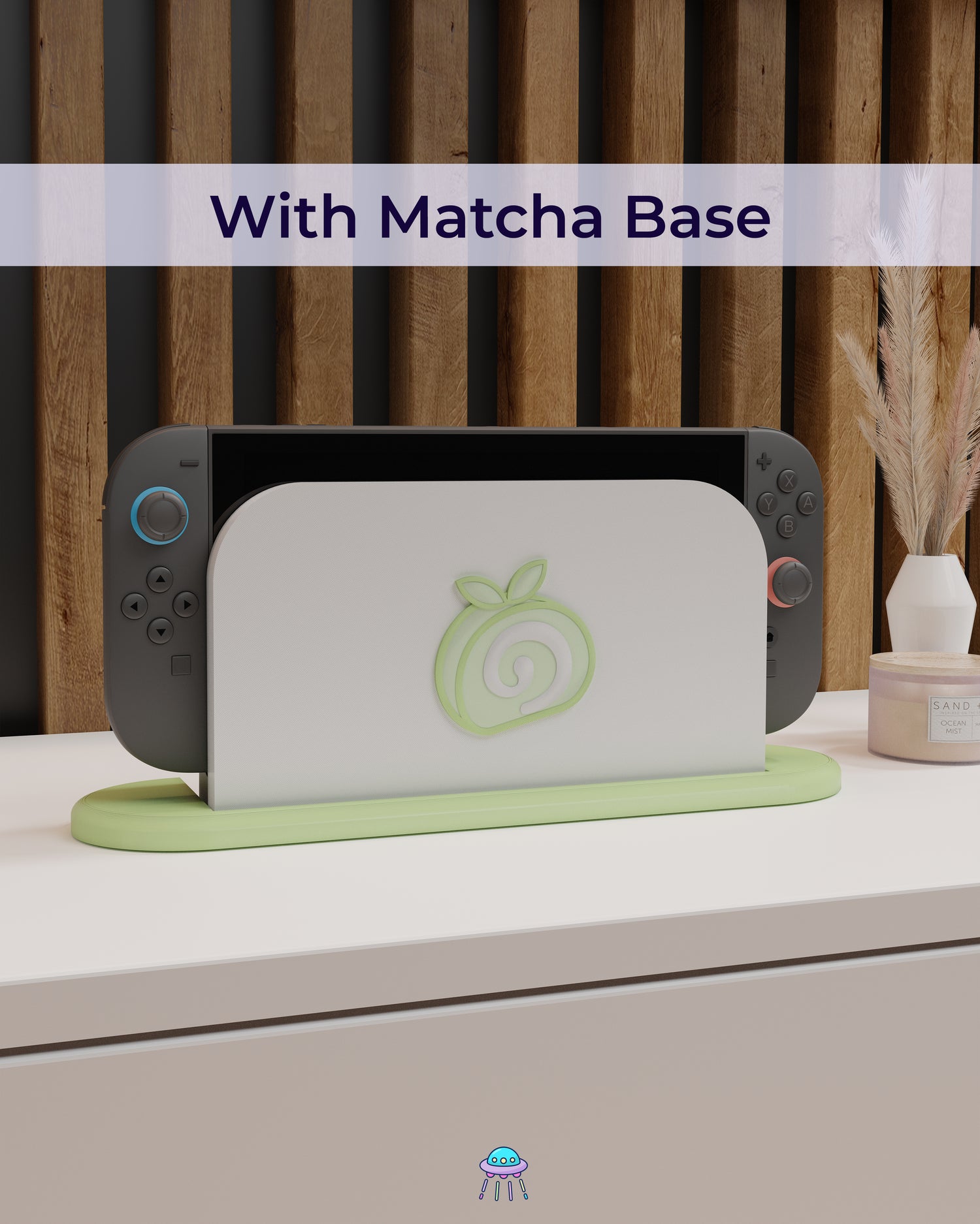 Matcha Roll Dock Cover for Nintendo Switch 2 – Original Faceplate Design
