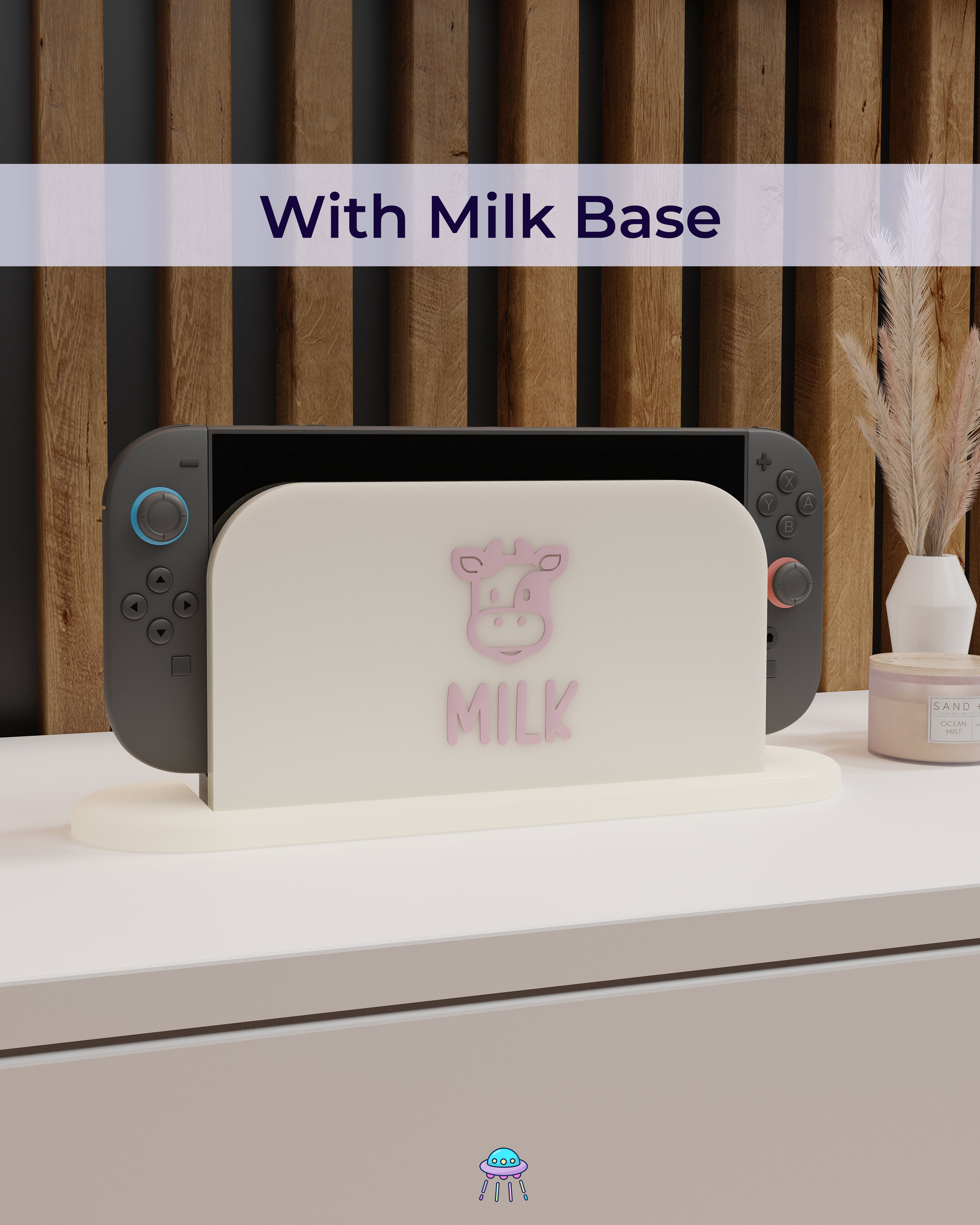 Milk Dock Cover for Nintendo Switch 2 – Original Faceplate Design