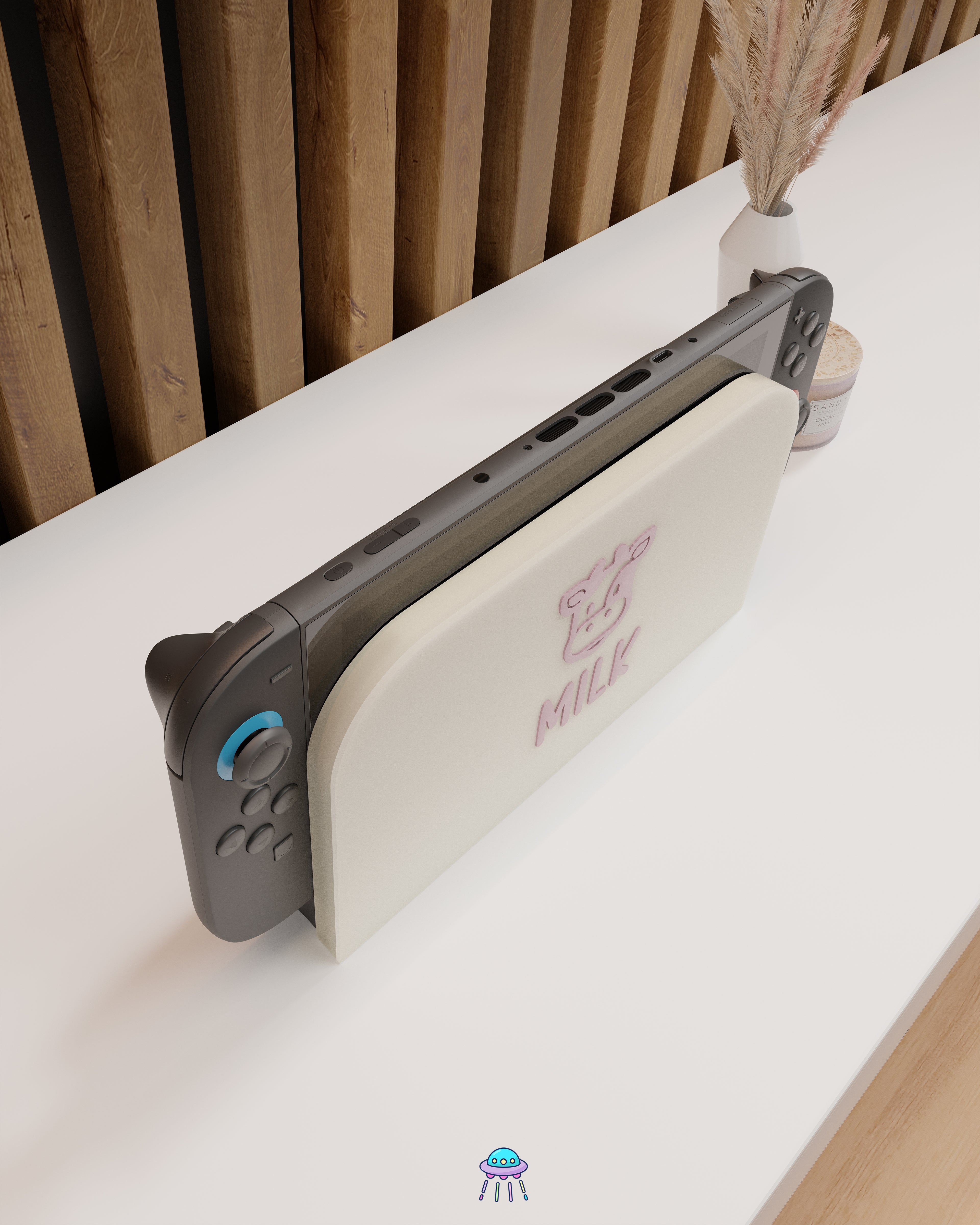 Milk Dock Cover for Nintendo Switch 2 – Original Faceplate Design