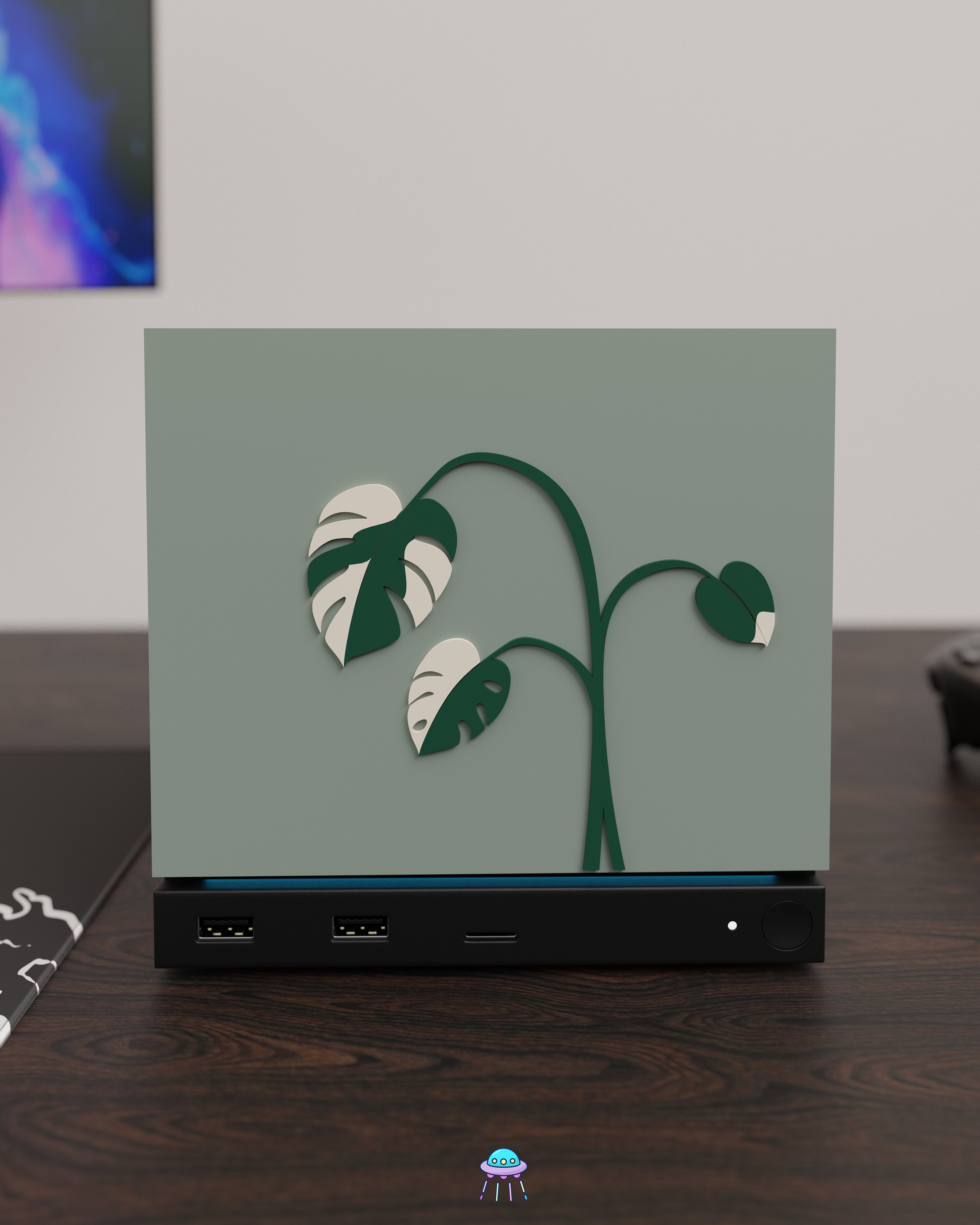 Monstera Albo Valve Steam Machine Faceplate / Face Cover - In Stock