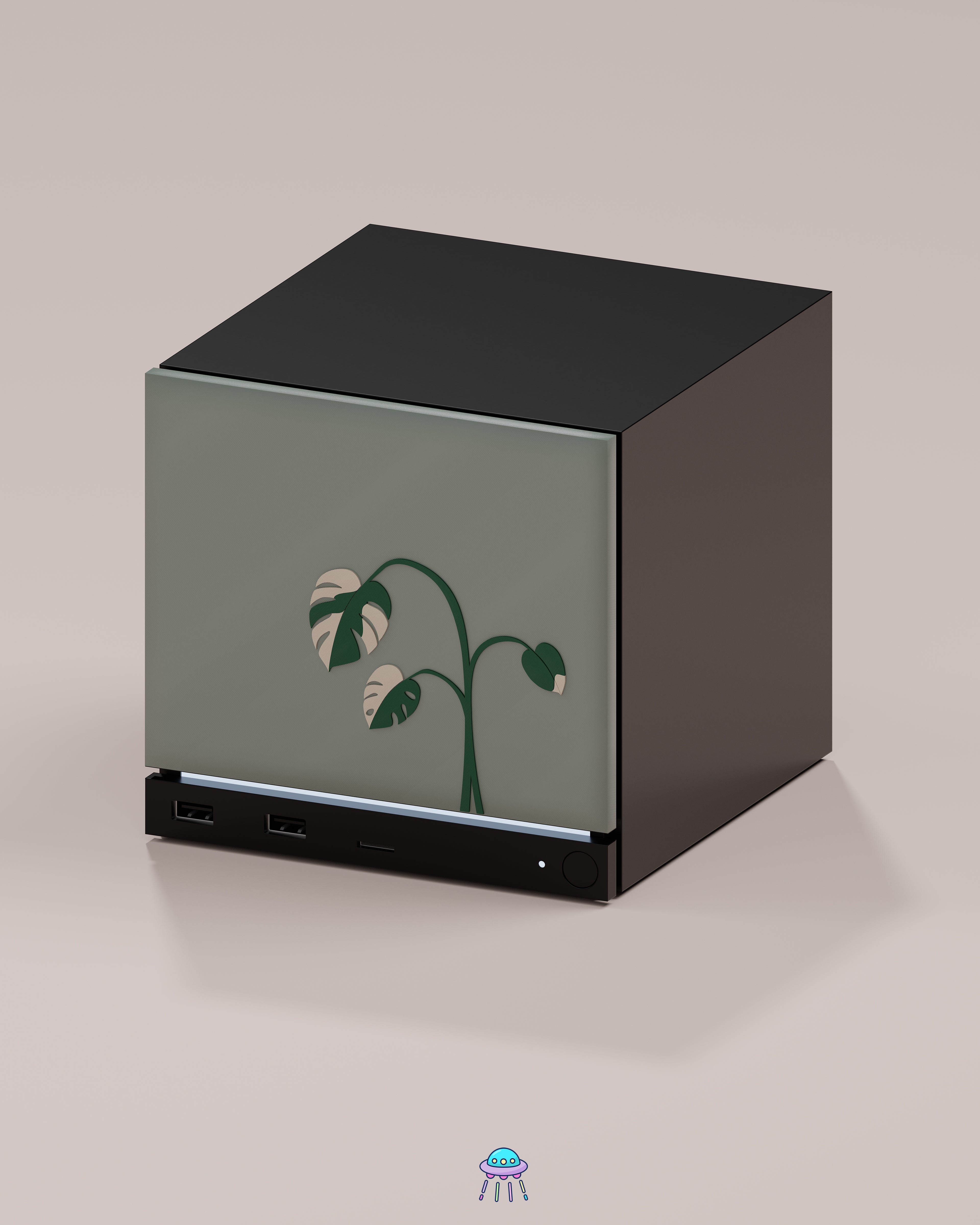 Monstera Albo Valve Steam Machine Faceplate / Face Cover Pre-Order