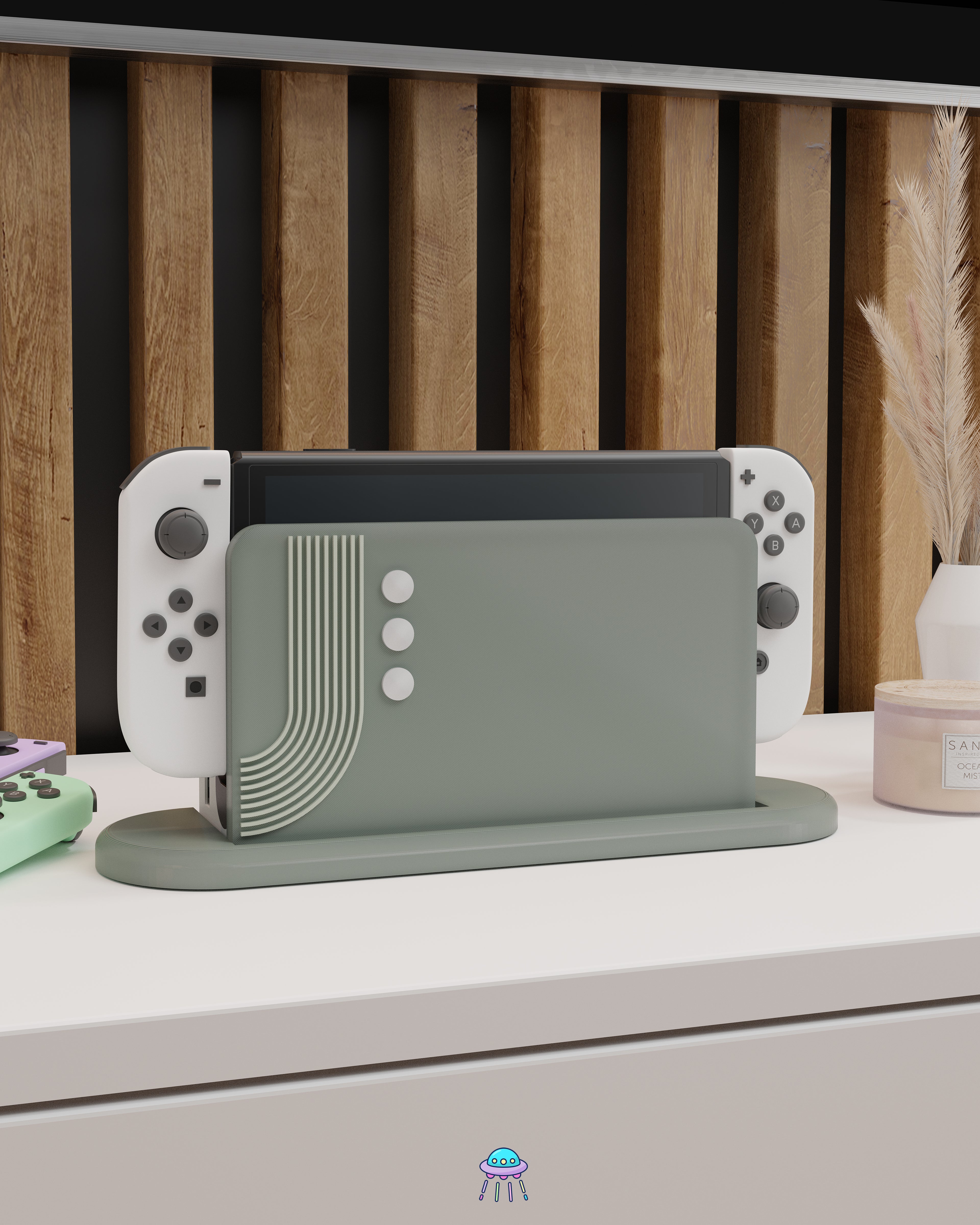 Neo Circuit Cover for Nintendo Switch – Original Faceplate Design