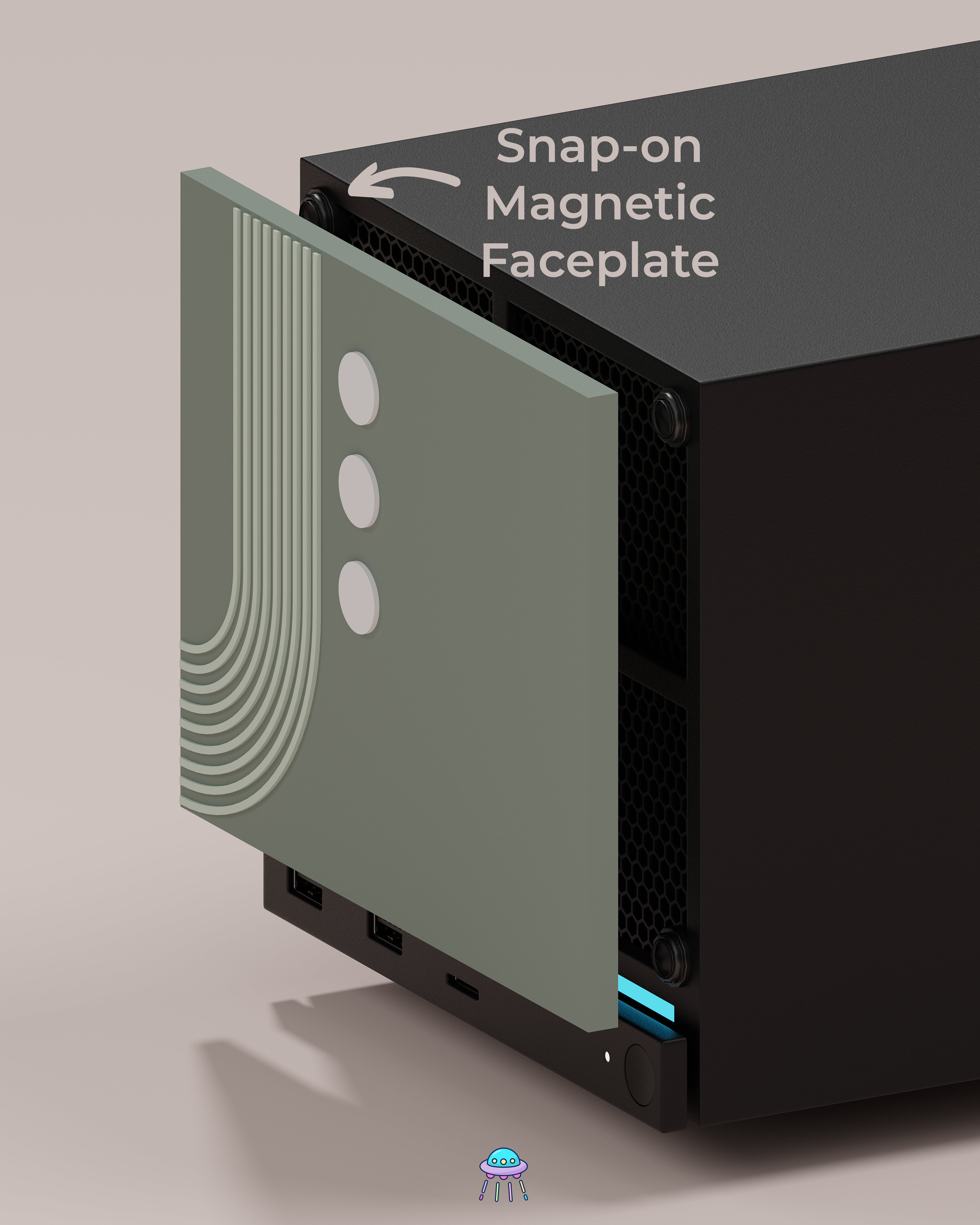 Neo Circuit Valve Steam Machine Faceplate / Face Cover - In Stock