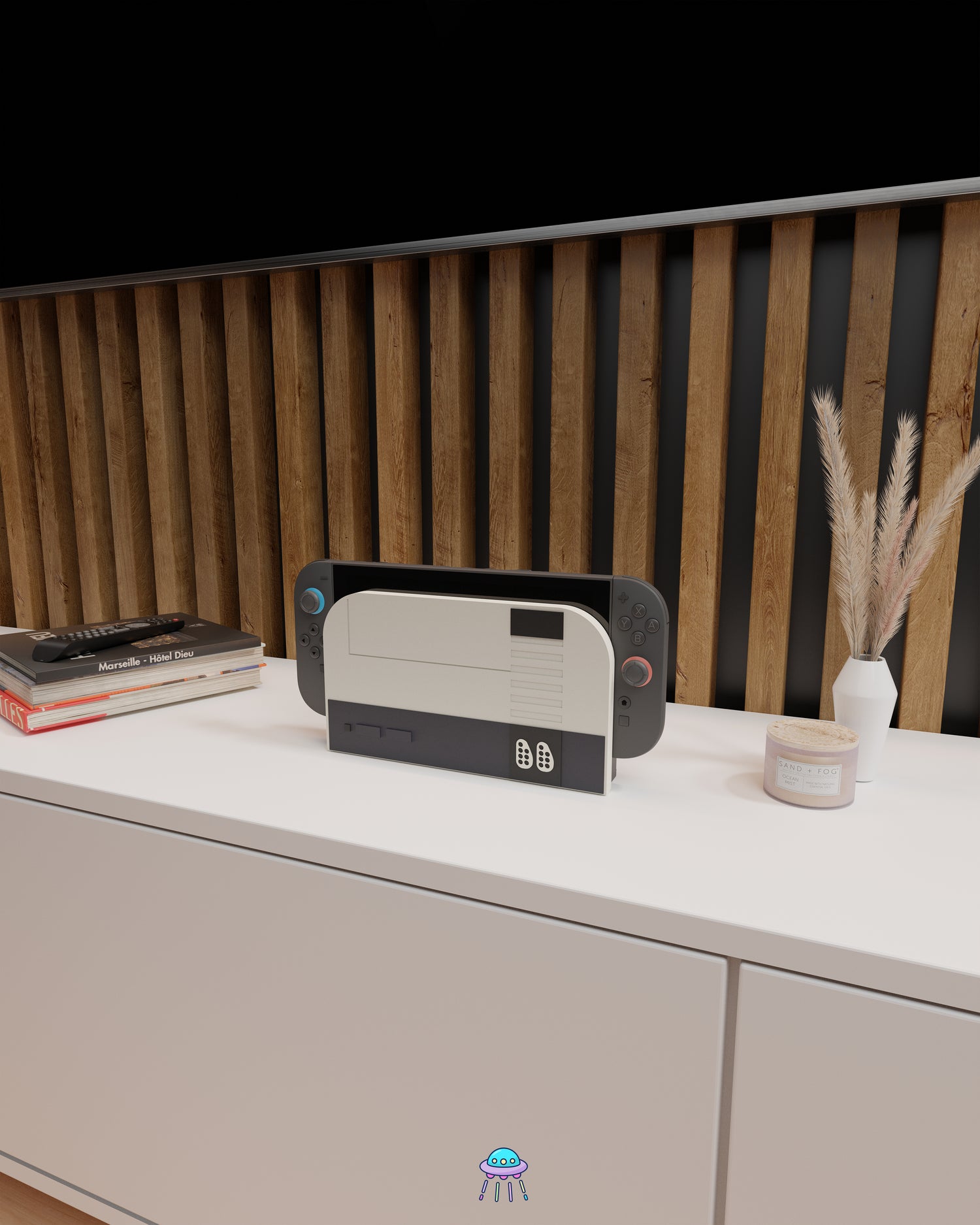 Retro Entertainment Dock Cover for Nintendo Switch 2 – Original Faceplate Design