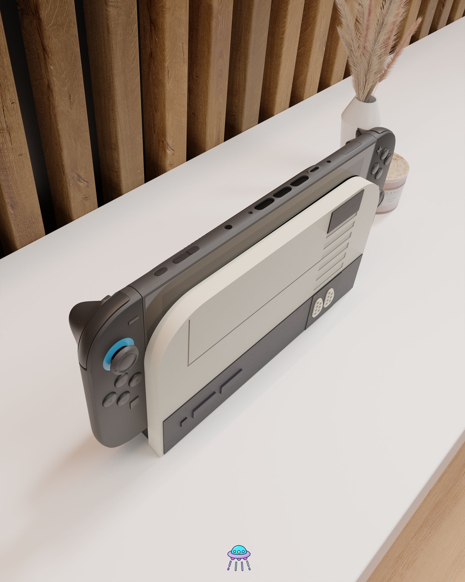 Retro Entertainment Dock Cover for Nintendo Switch 2 – Original Faceplate Design