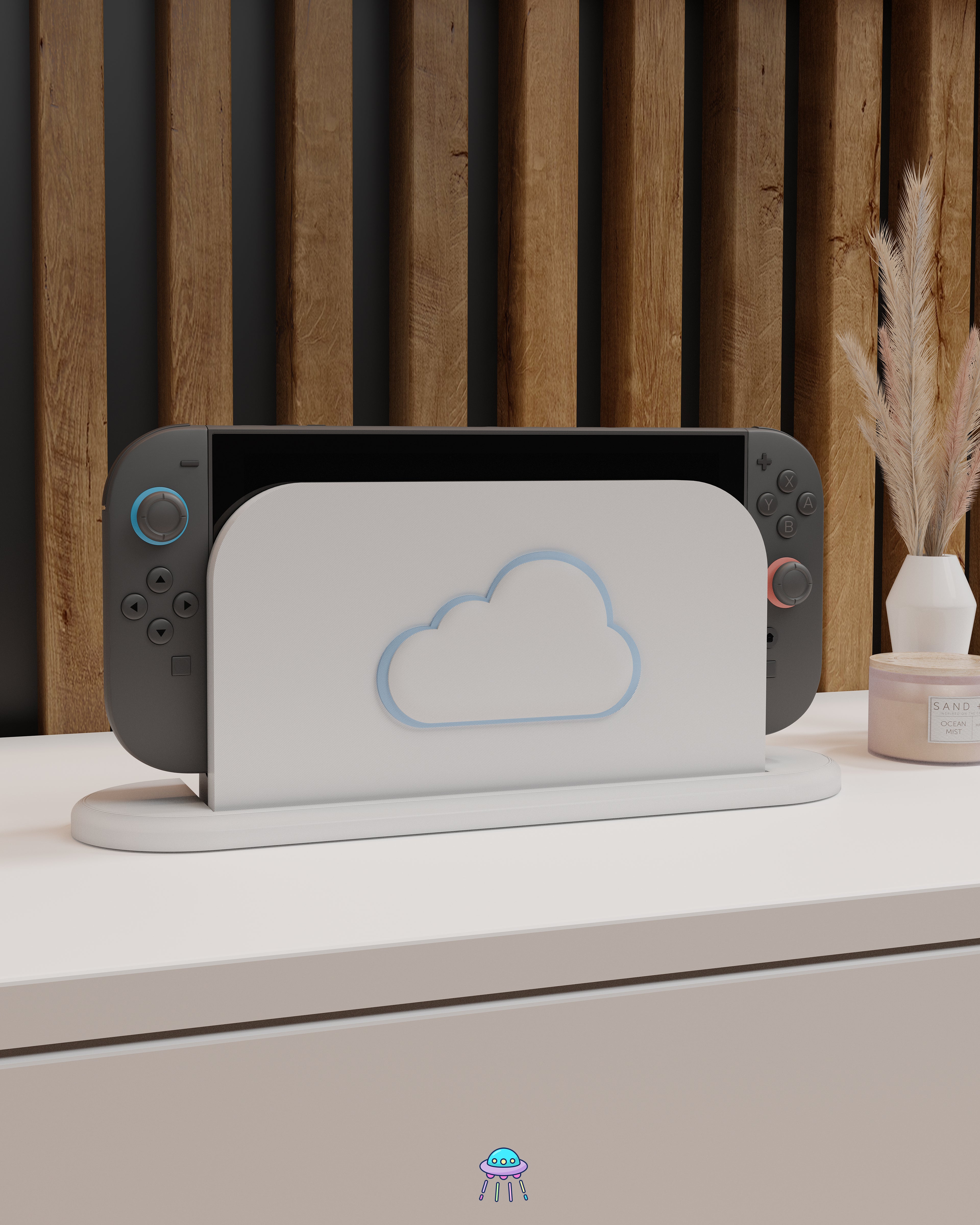Cloud Dock Cover for Nintendo Switch 2 – Original Faceplate Design