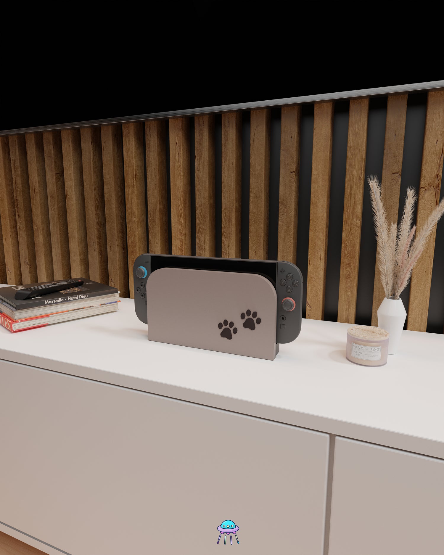 Paws Dock Cover for Nintendo Switch 2 – Original Faceplate Design