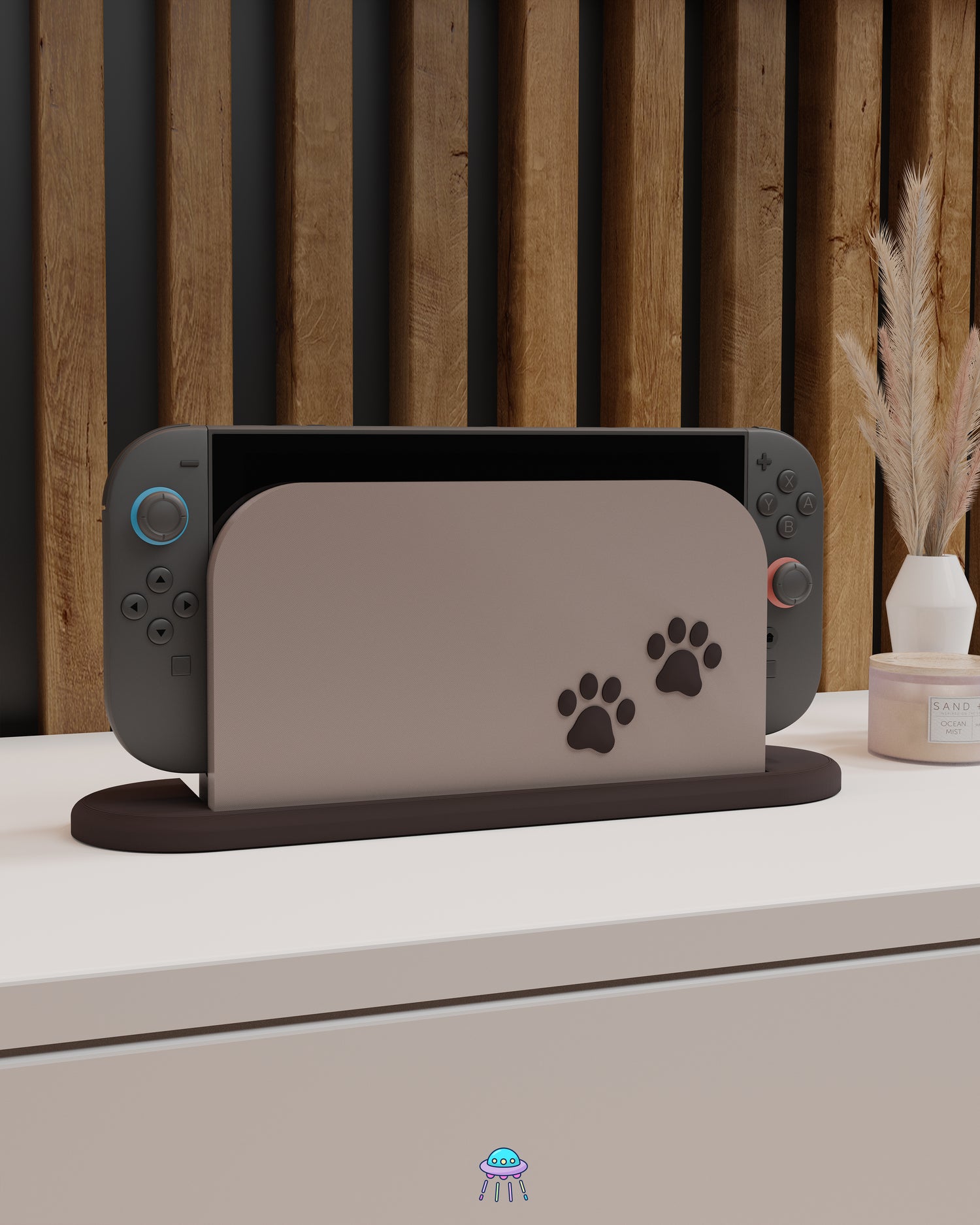 Paws Dock Cover for Nintendo Switch 2 – Original Faceplate Design