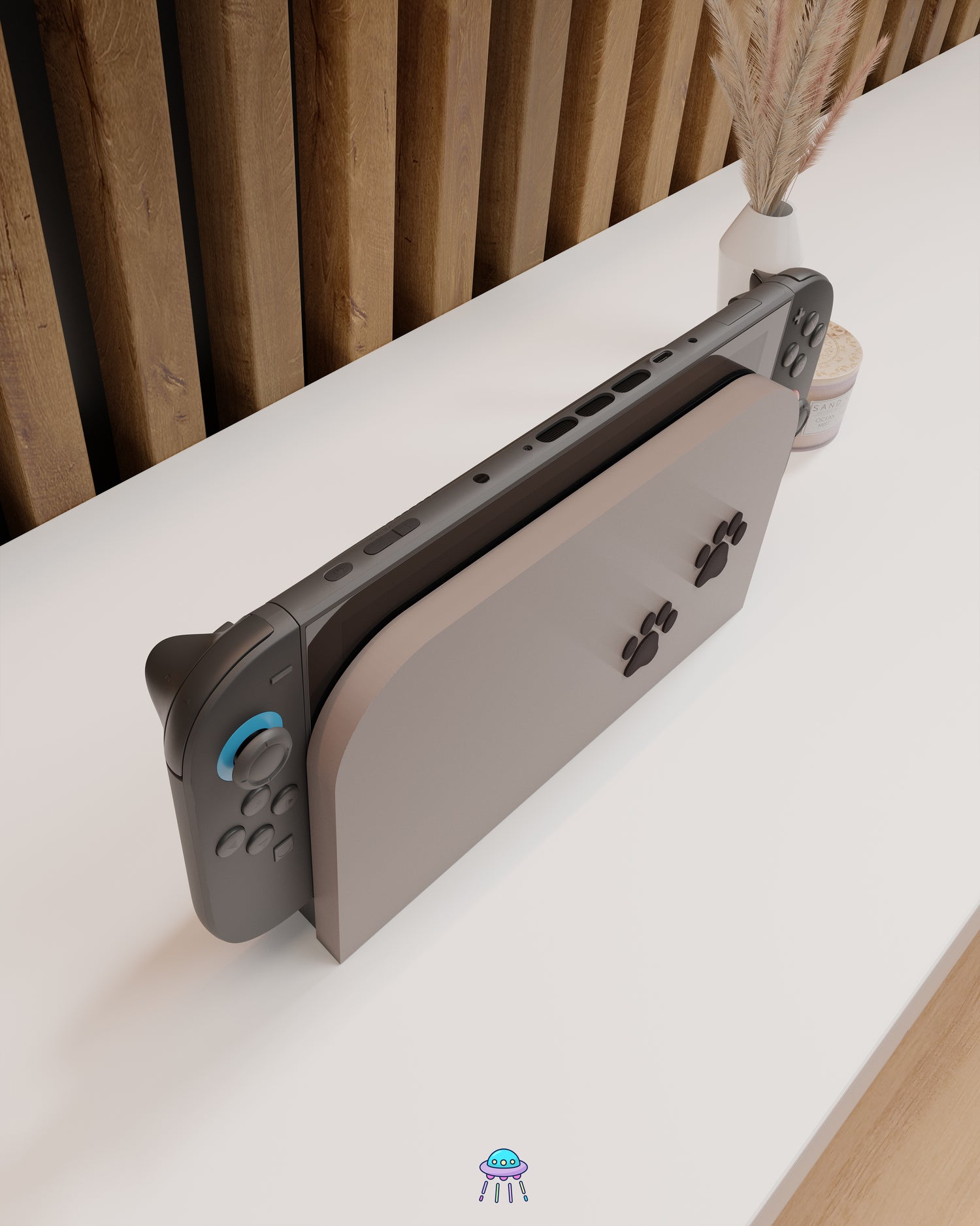 Paws Dock Cover for Nintendo Switch 2 – Original Faceplate Design