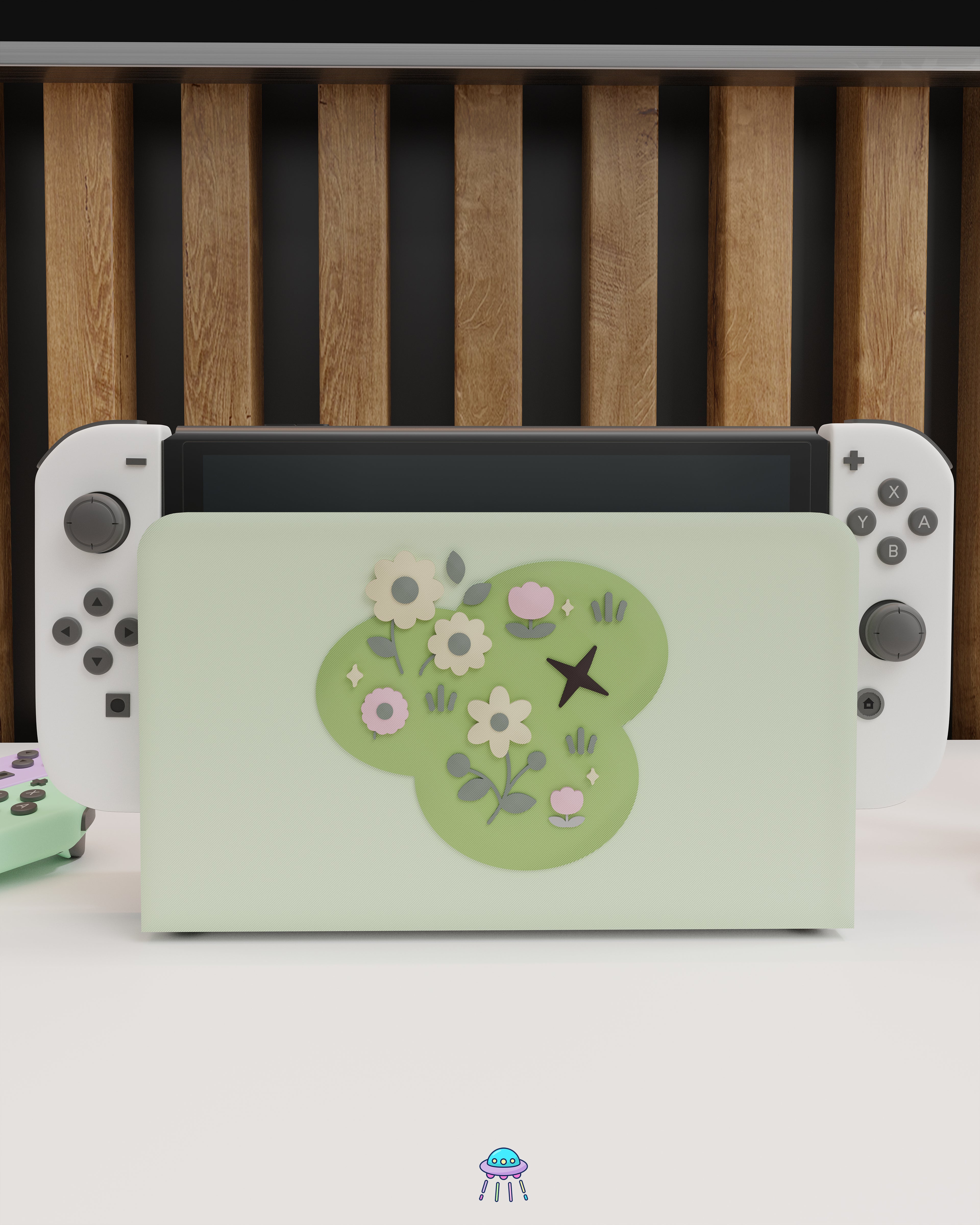 Petal Patch Cover for Nintendo Switch – Original Faceplate Design
