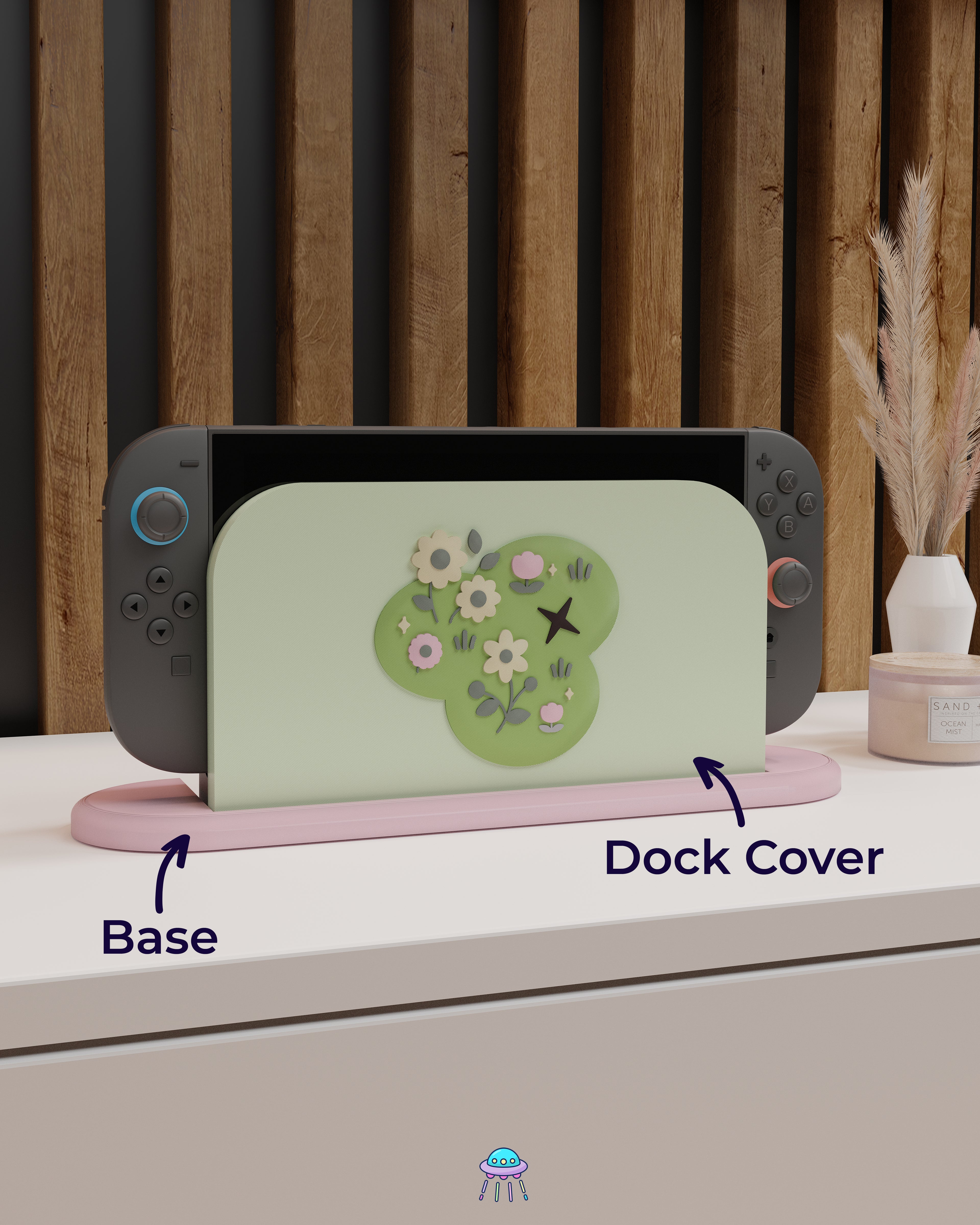 Petal Patch Cover for Nintendo Switch 2 – Original Faceplate Design
