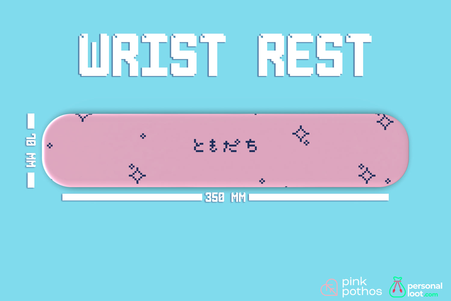 Pixel Pals Wrist Rest