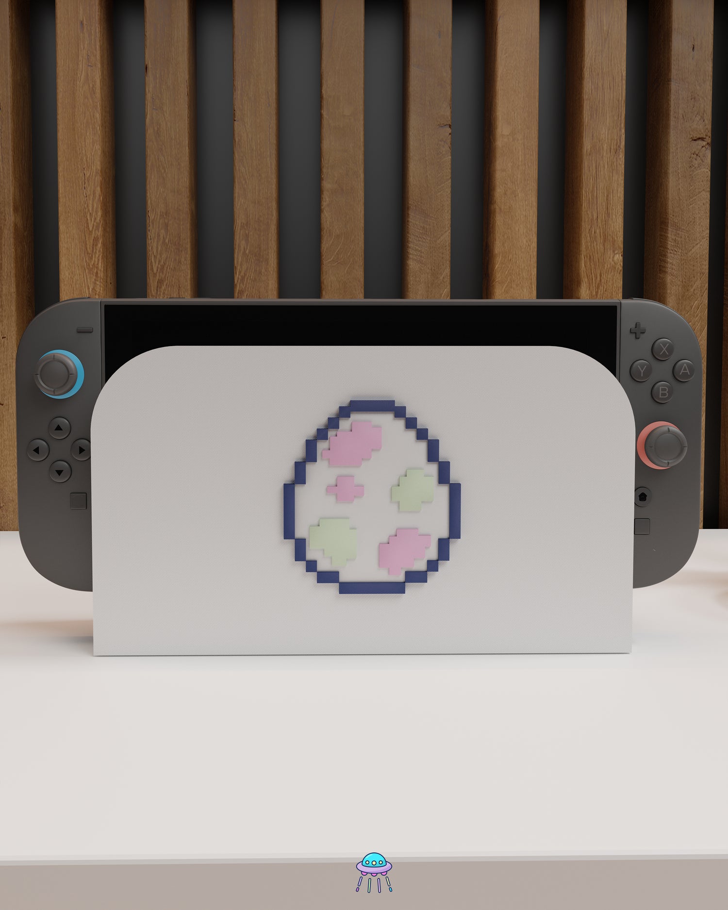 Pixel Egg Dock Cover for Nintendo Switch 2 – Original Faceplate Design