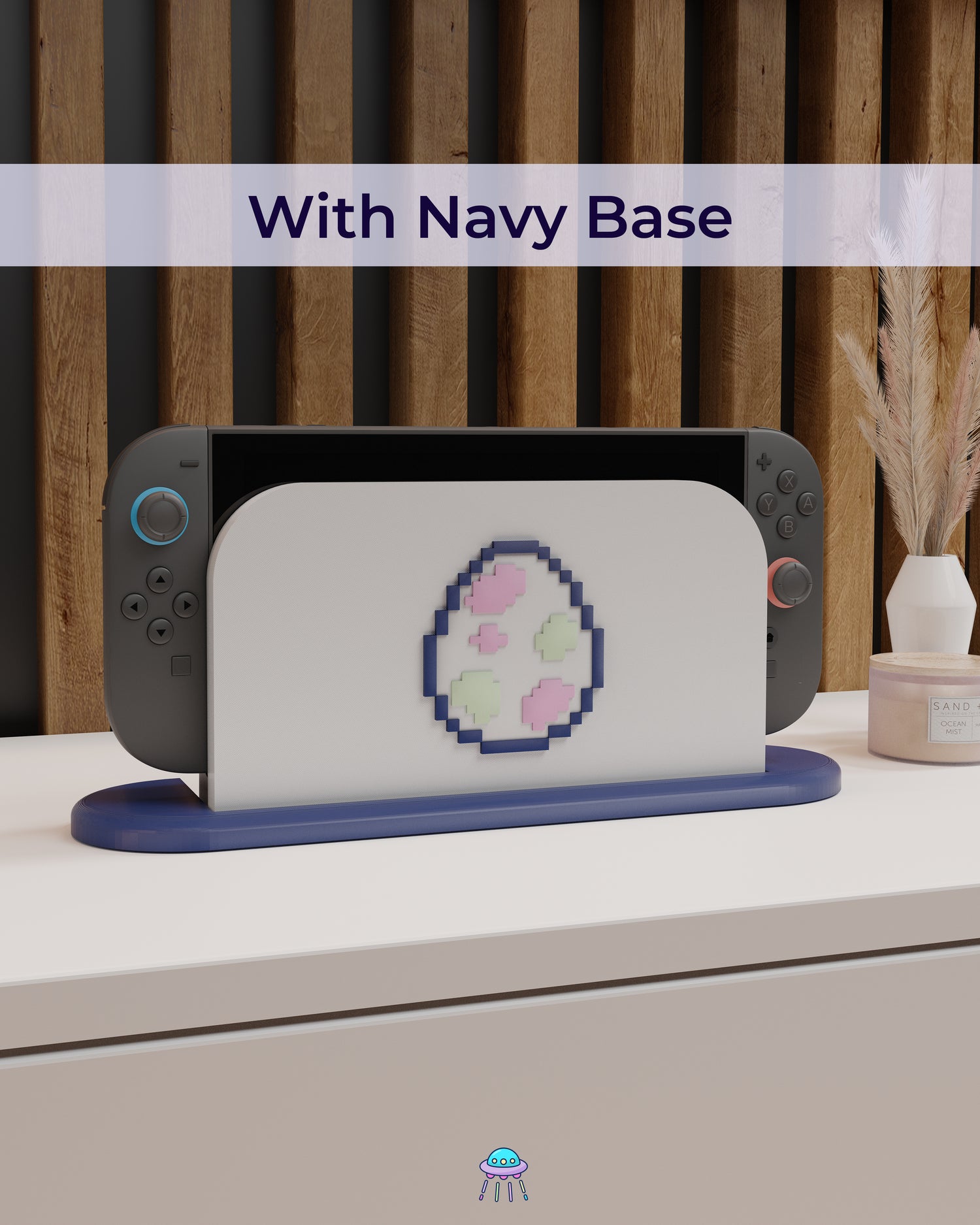 Pixel Egg Dock Cover for Nintendo Switch 2 – Original Faceplate Design