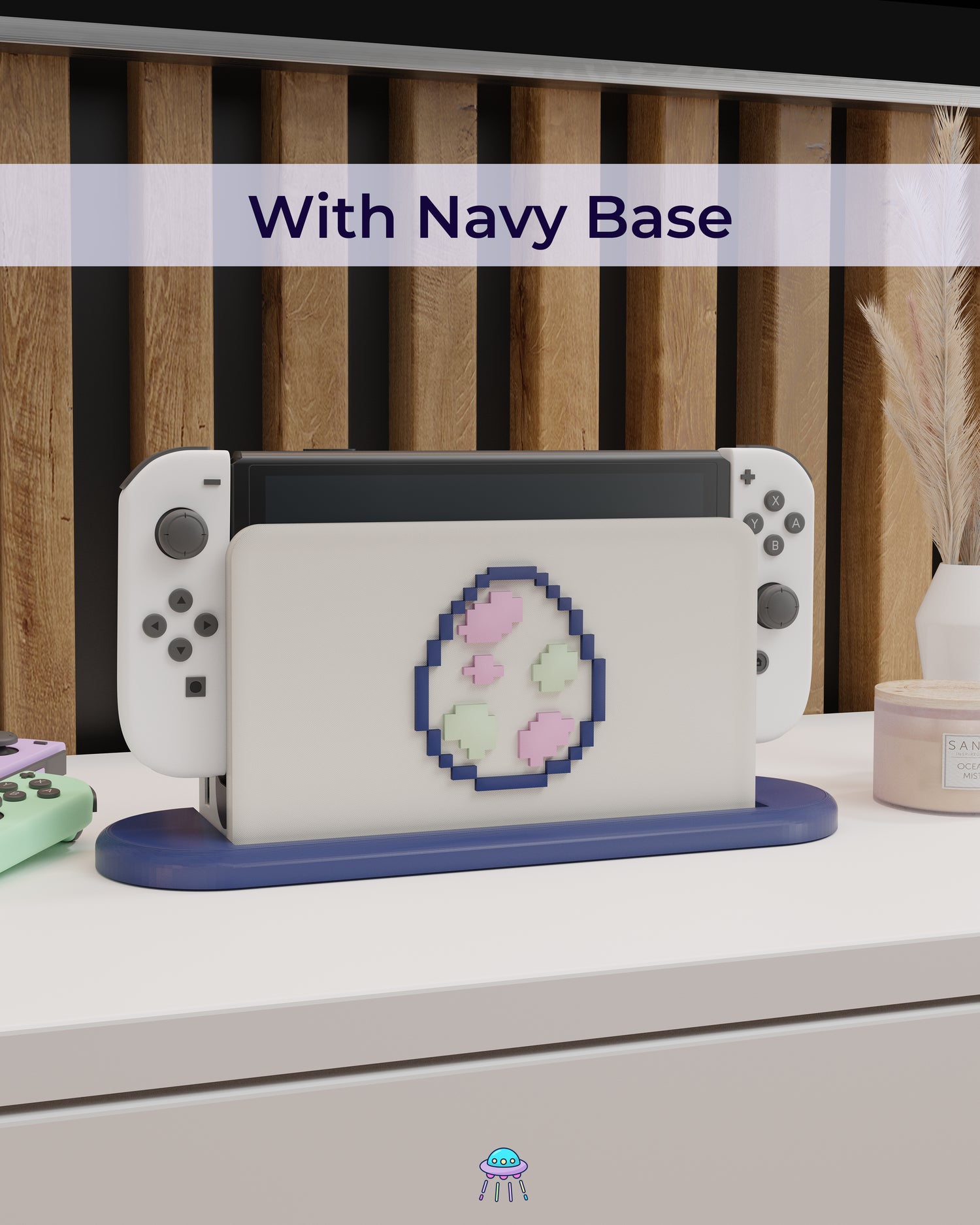 Pixel Egg Dock Cover for Nintendo Switch – Original Faceplate Design
