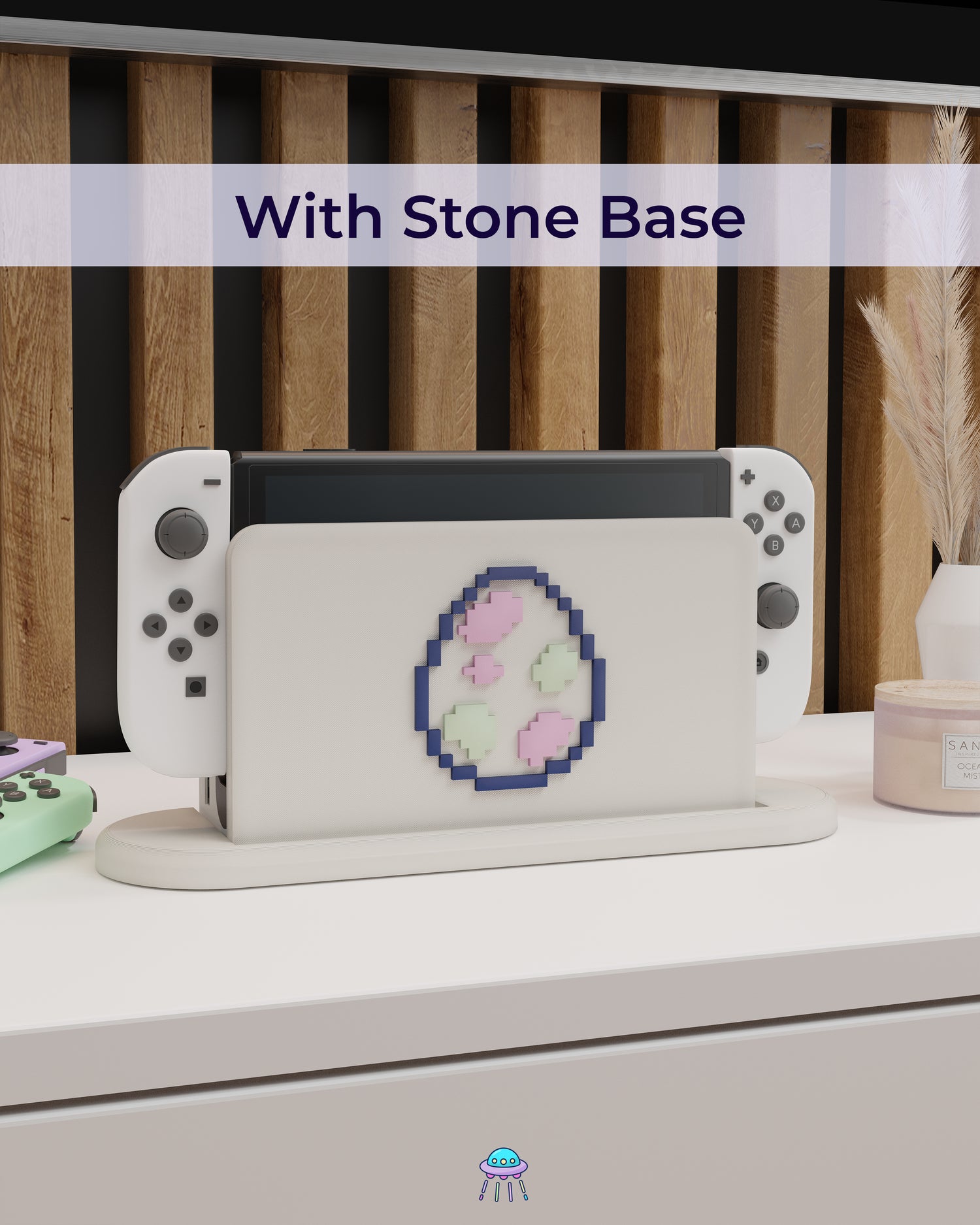 Pixel Egg Dock Cover for Nintendo Switch – Original Faceplate Design