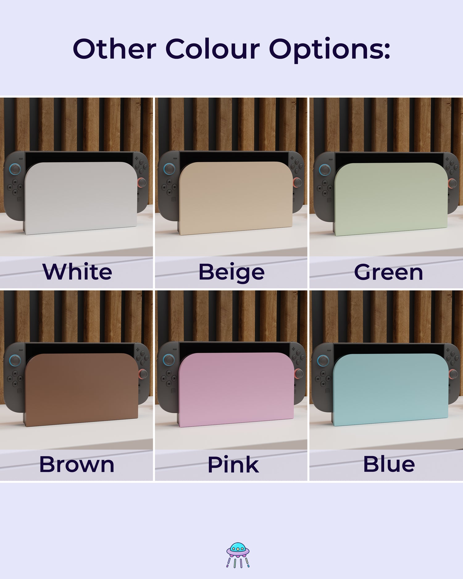 Plain Dock Cover for Nintendo Switch 2 – Original Faceplate Design