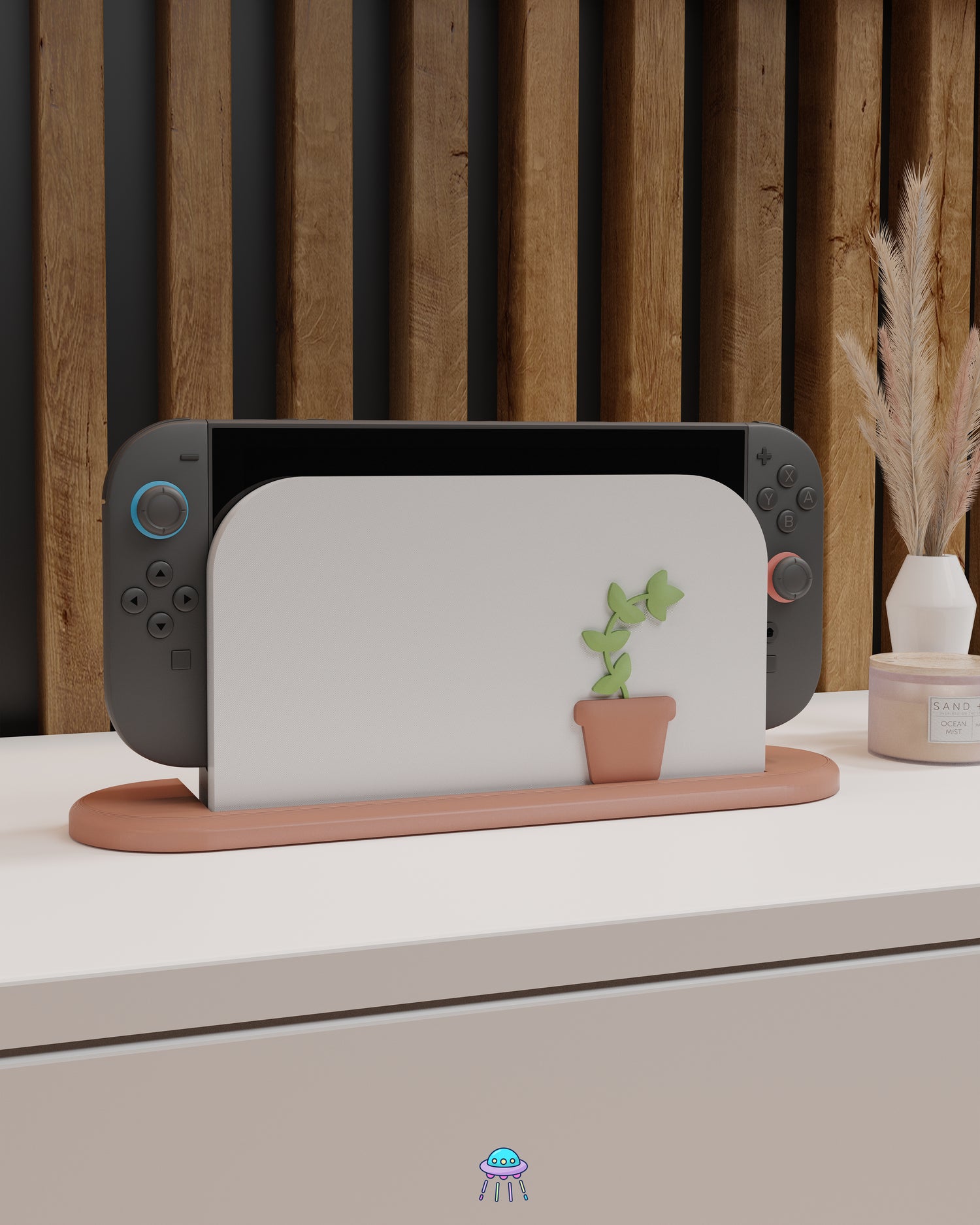 Plant Dock Cover for Nintendo Switch 2 – Original Faceplate Design