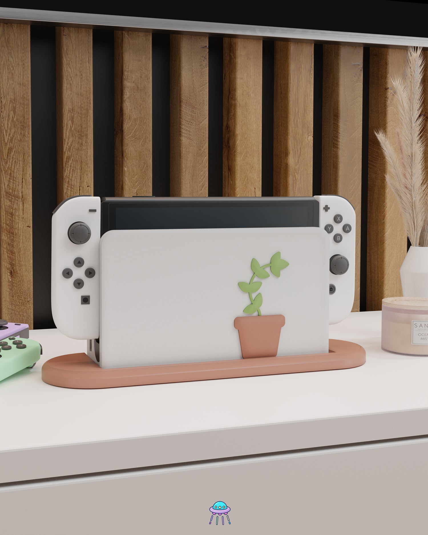 Plant Dock Cover for Nintendo Switch – Original Faceplate Design