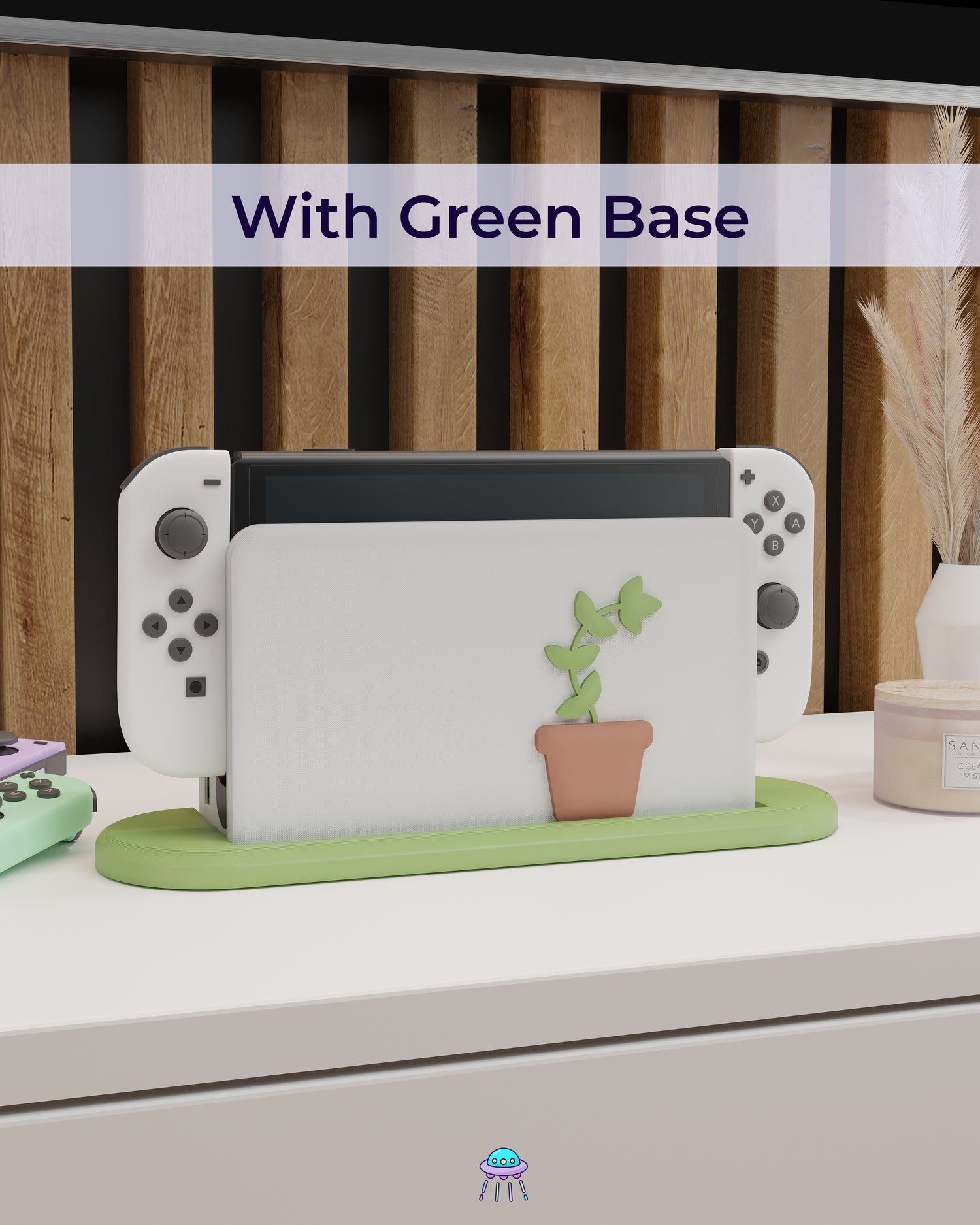 Plant Dock Cover for Nintendo Switch – Original Faceplate Design