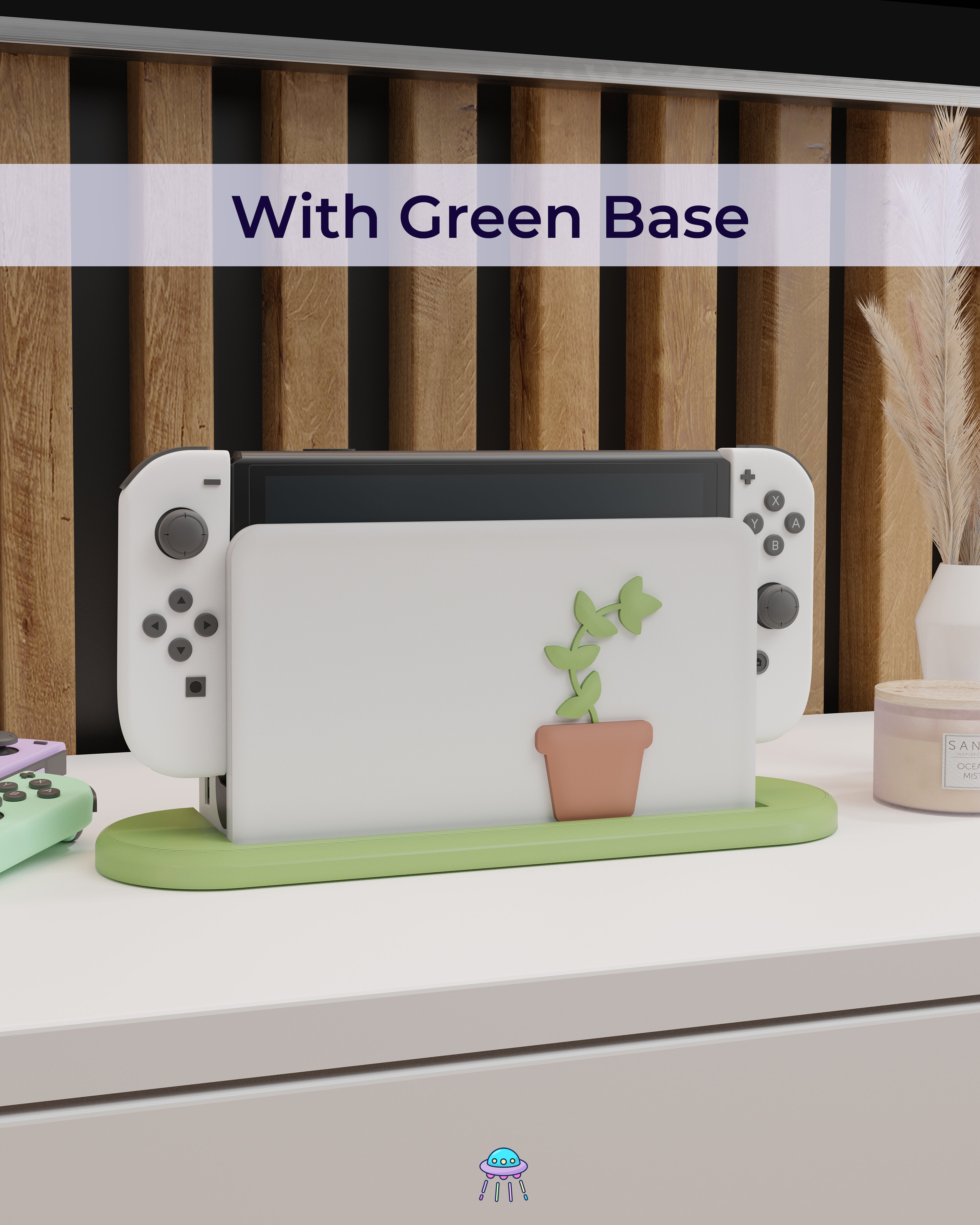 Plant Dock Cover for Nintendo Switch – Original Faceplate Design