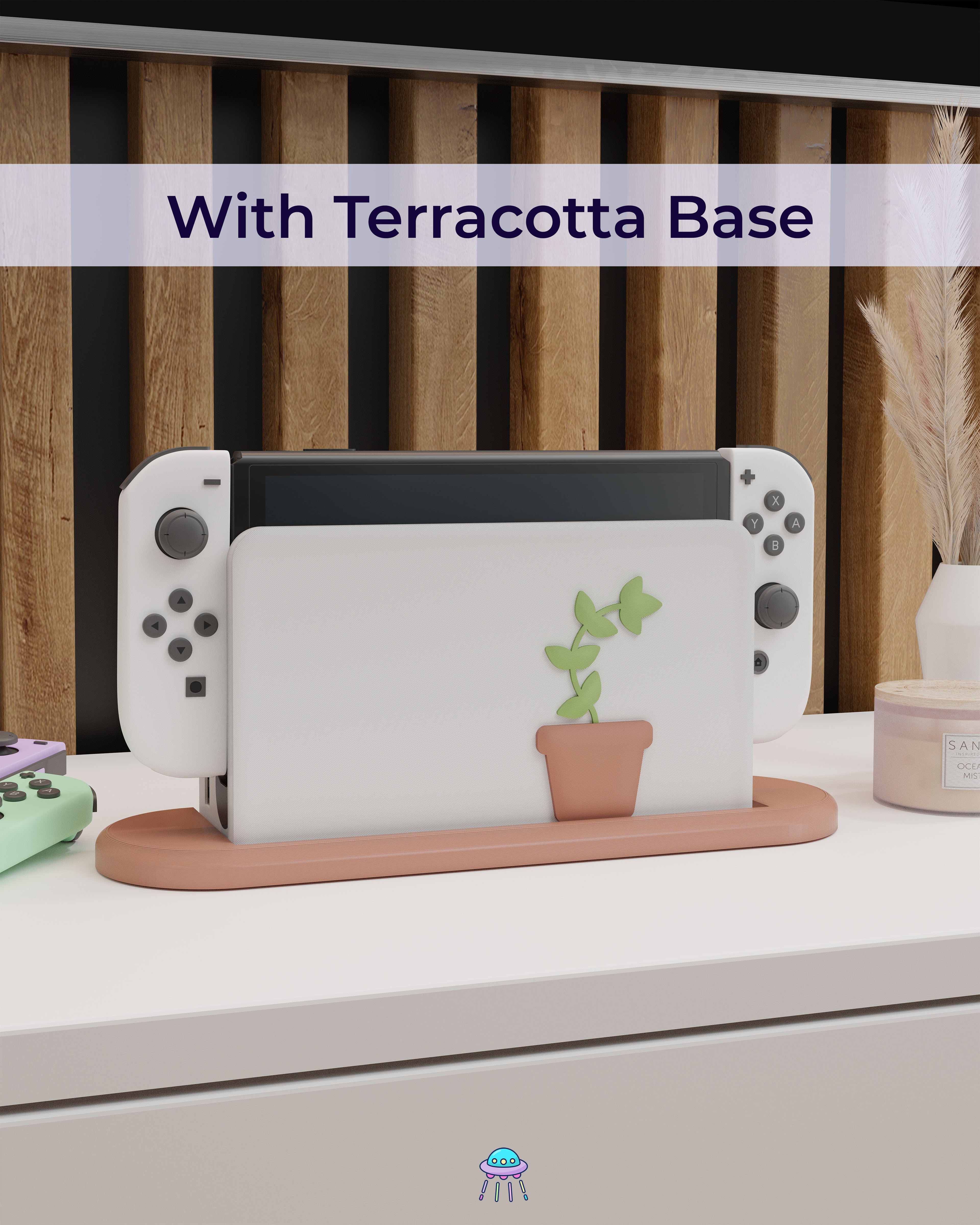 Plant Dock Cover for Nintendo Switch – Original Faceplate Design