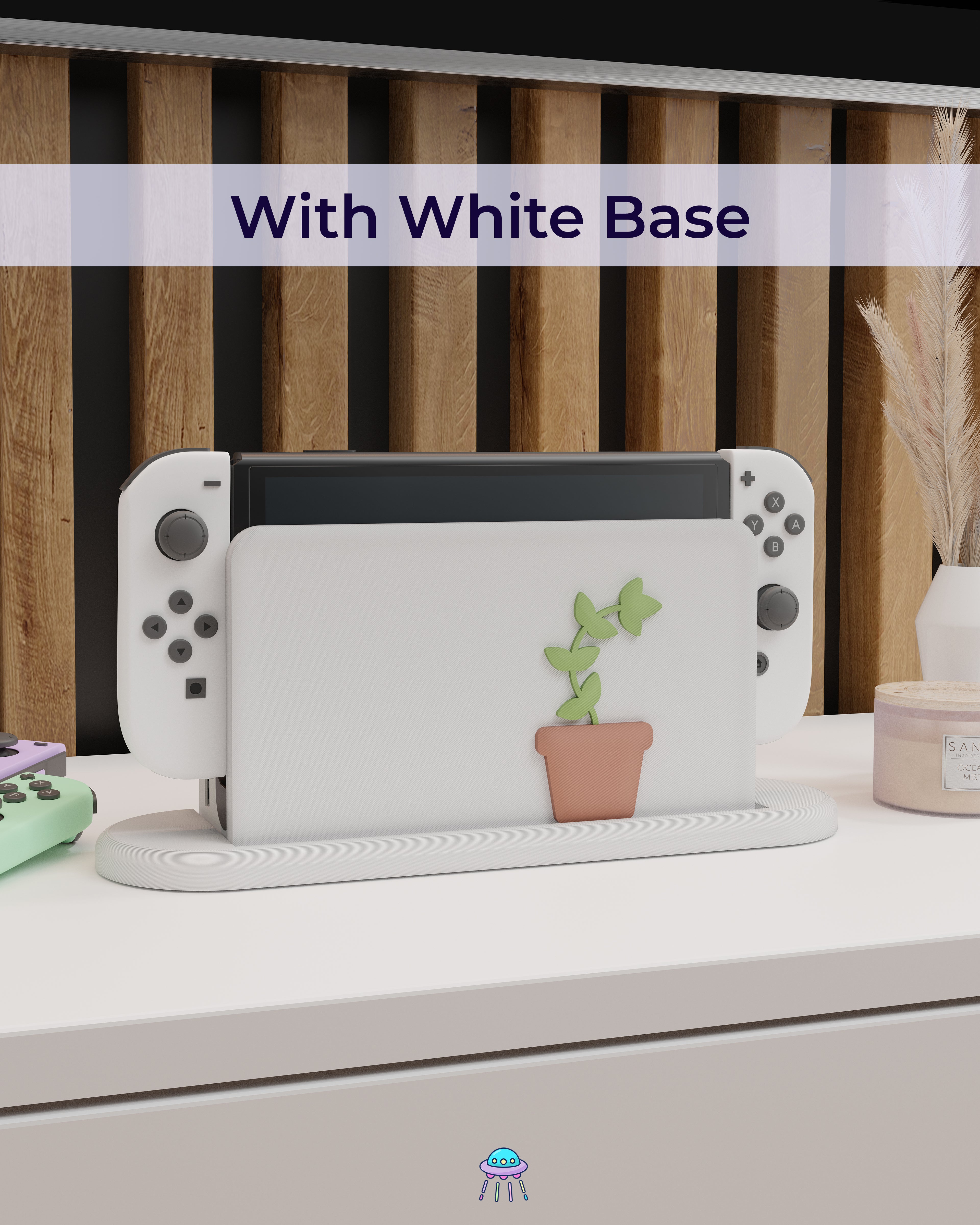 Plant Dock Cover for Nintendo Switch – Original Faceplate Design