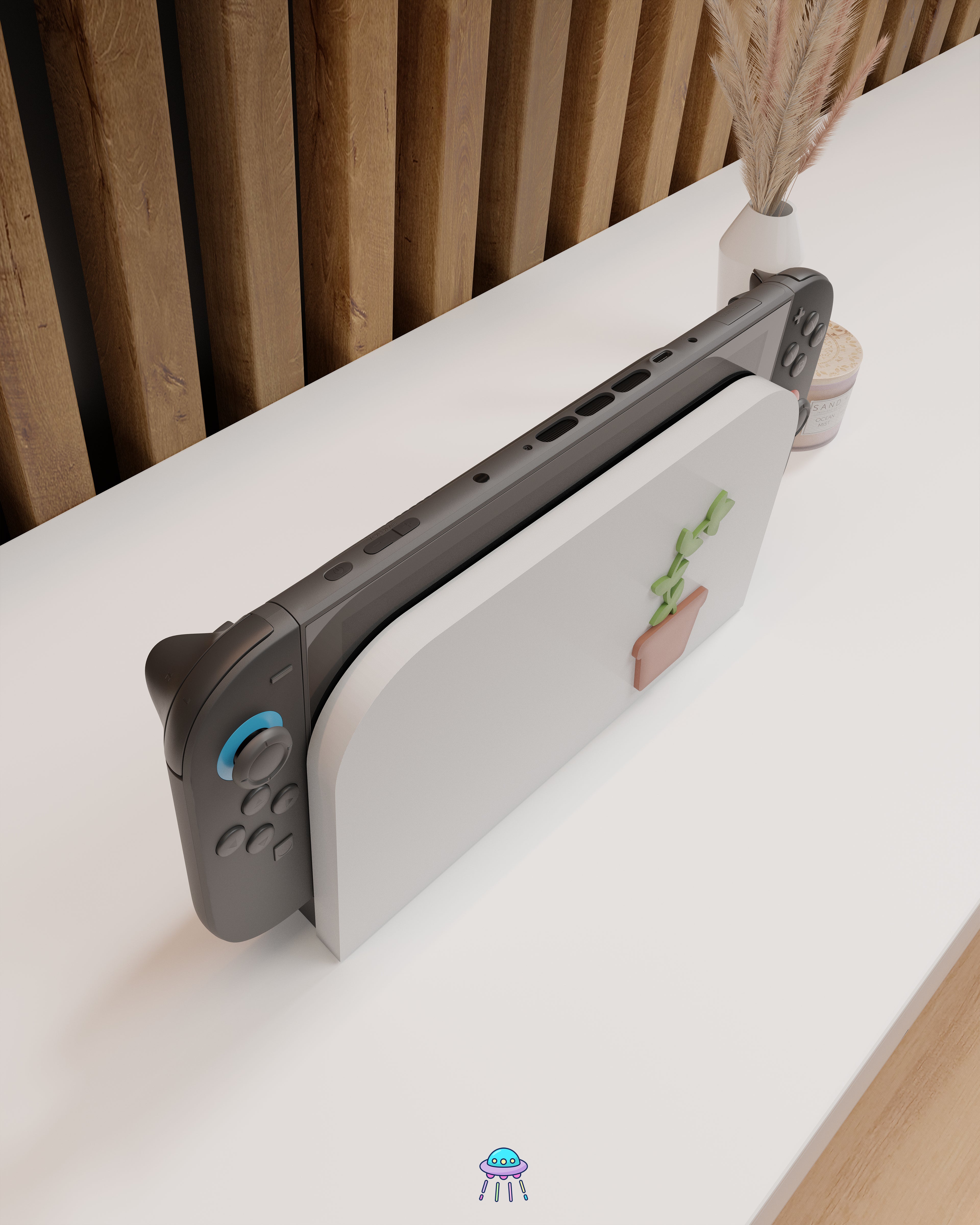 Plant Dock Cover for Nintendo Switch 2 – Original Faceplate Design