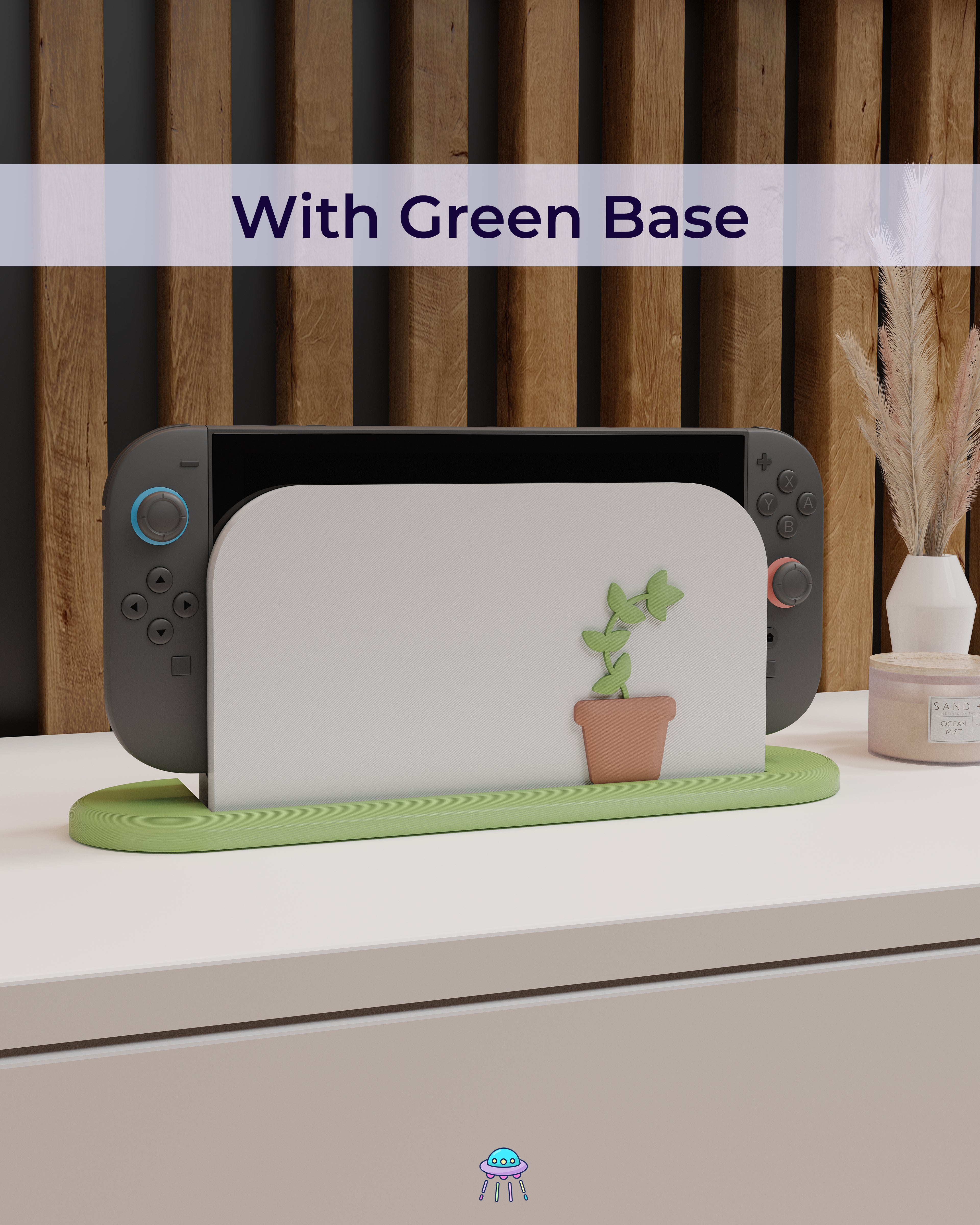 Plant Dock Cover for Nintendo Switch 2 – Original Faceplate Design