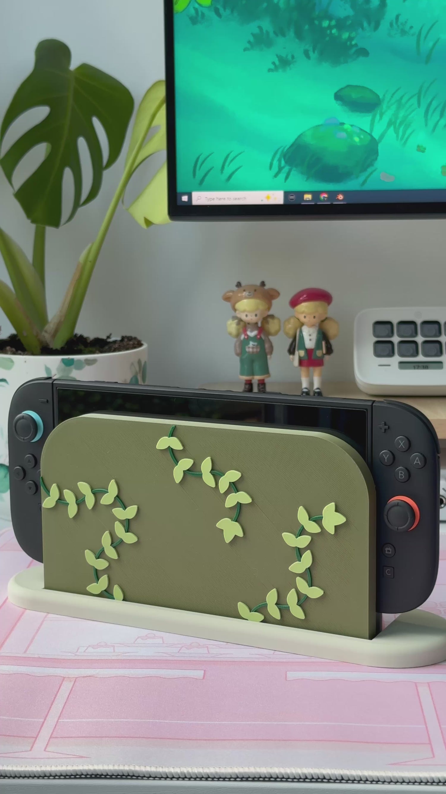 Vines Dock Cover for Nintendo Switch 2 – Original Faceplate Design