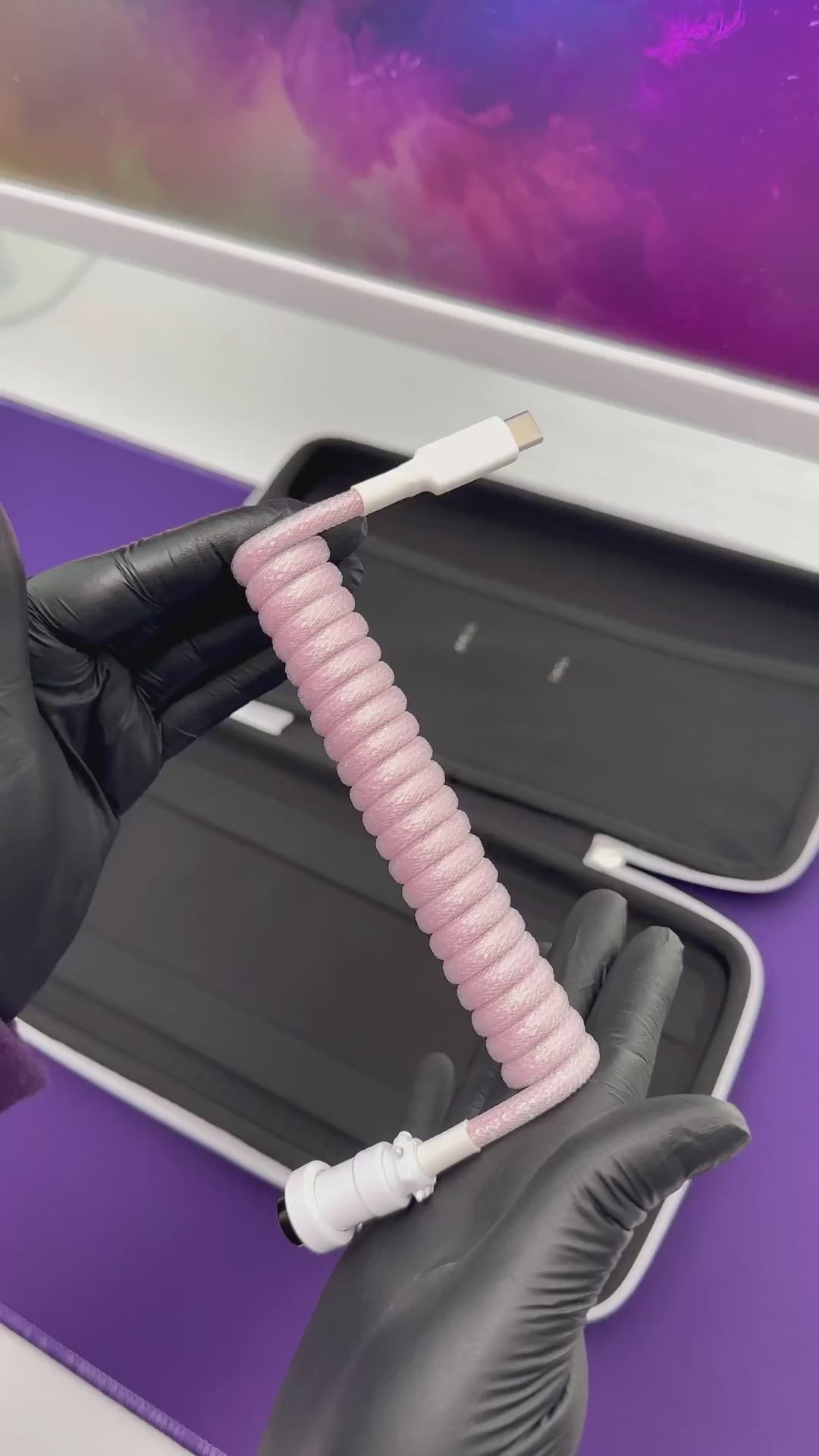 Custom Sparkle Keyboard Cable