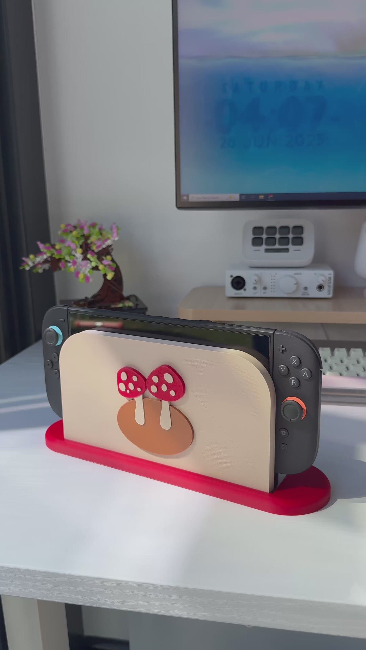 Shroomy Dock Cover for Nintendo Switch 2 – Original Faceplate Design