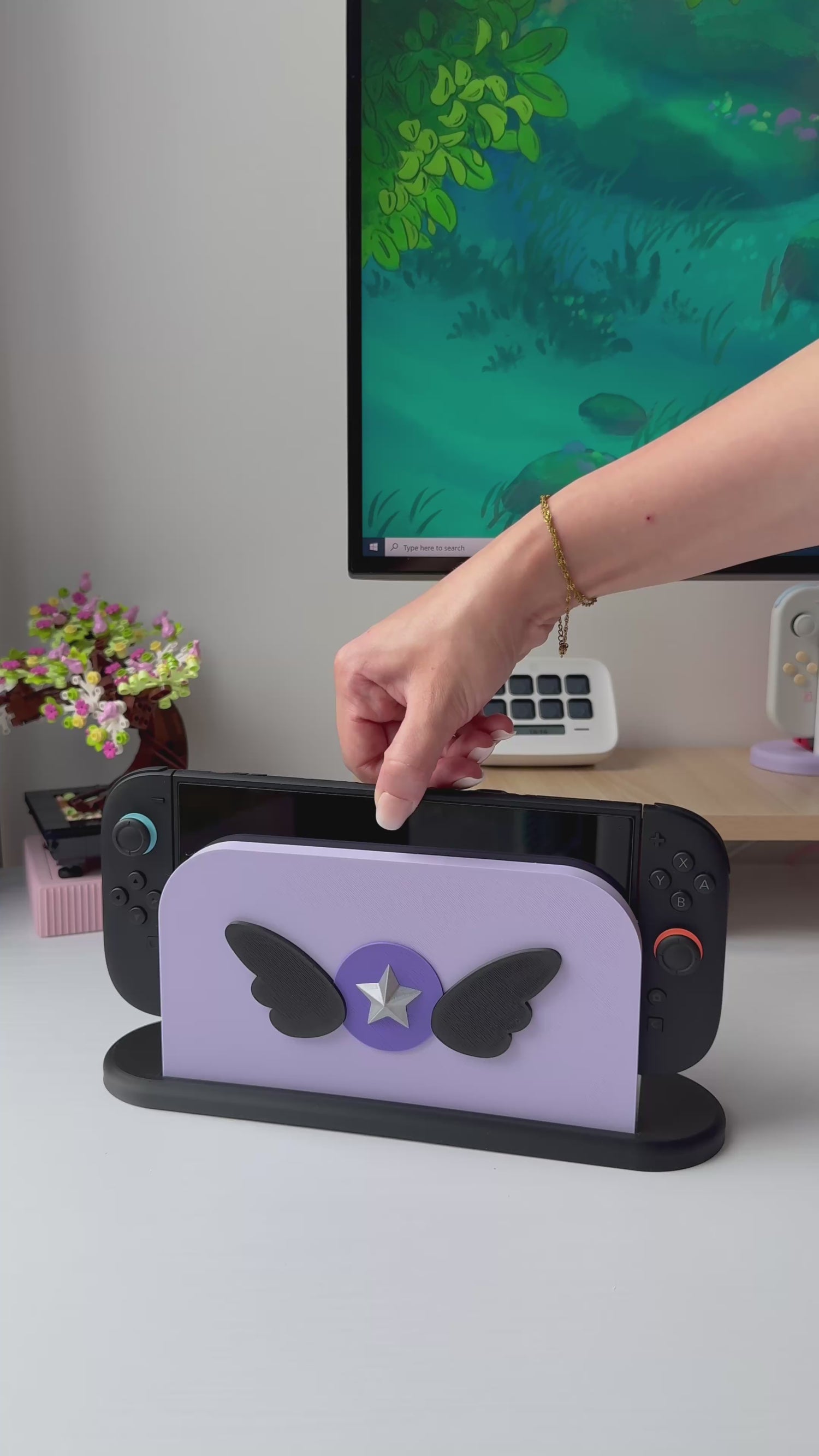 Dark Magic Dock Cover for Nintendo Switch 2 – Original Faceplate Design