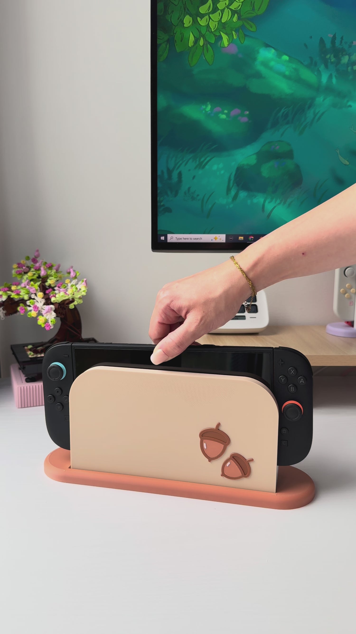 Acorn Dock Cover for Nintendo Switch 2 – Original Faceplate Design