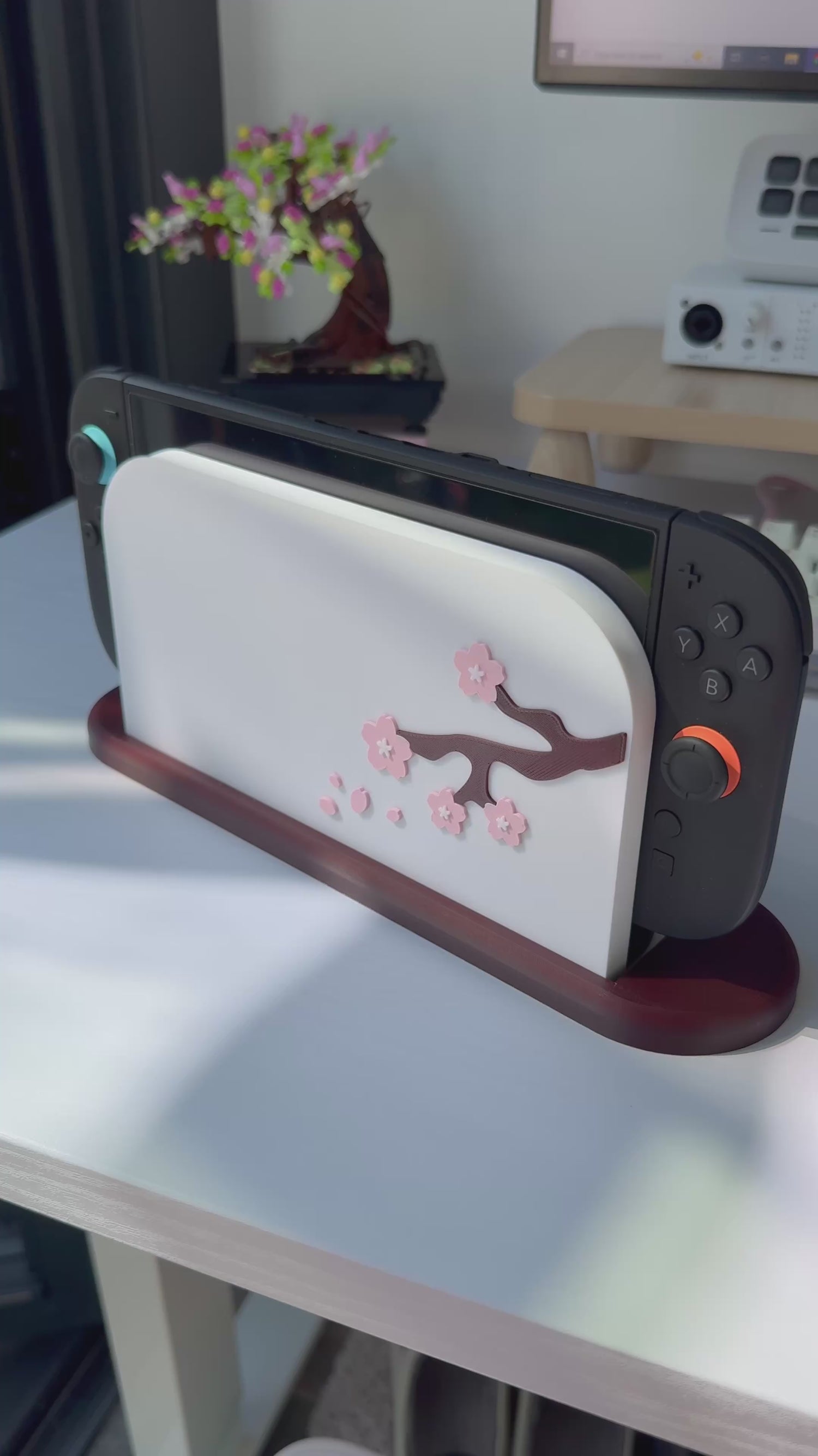 Sakura Tree Dock Cover for Nintendo Switch 2 – Original Faceplate Design