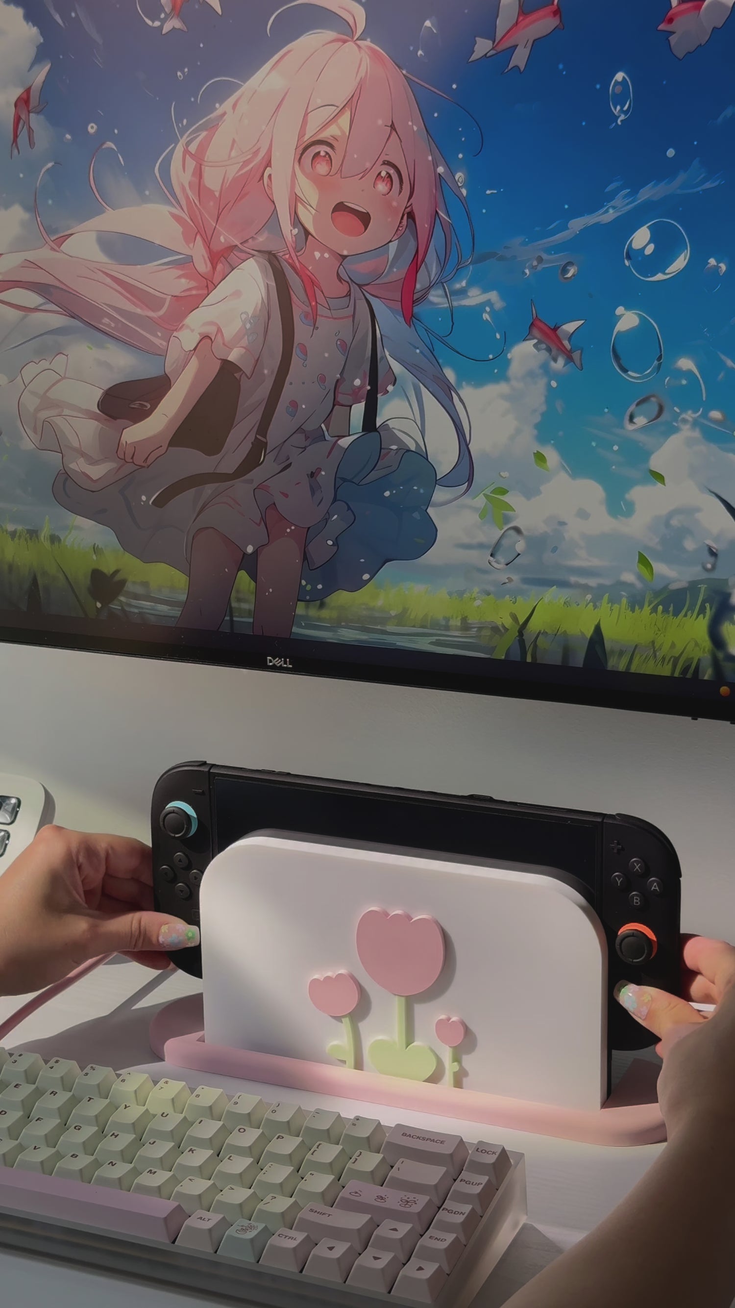 Tulip Dock Cover for Nintendo Switch 2 – Original Faceplate Design