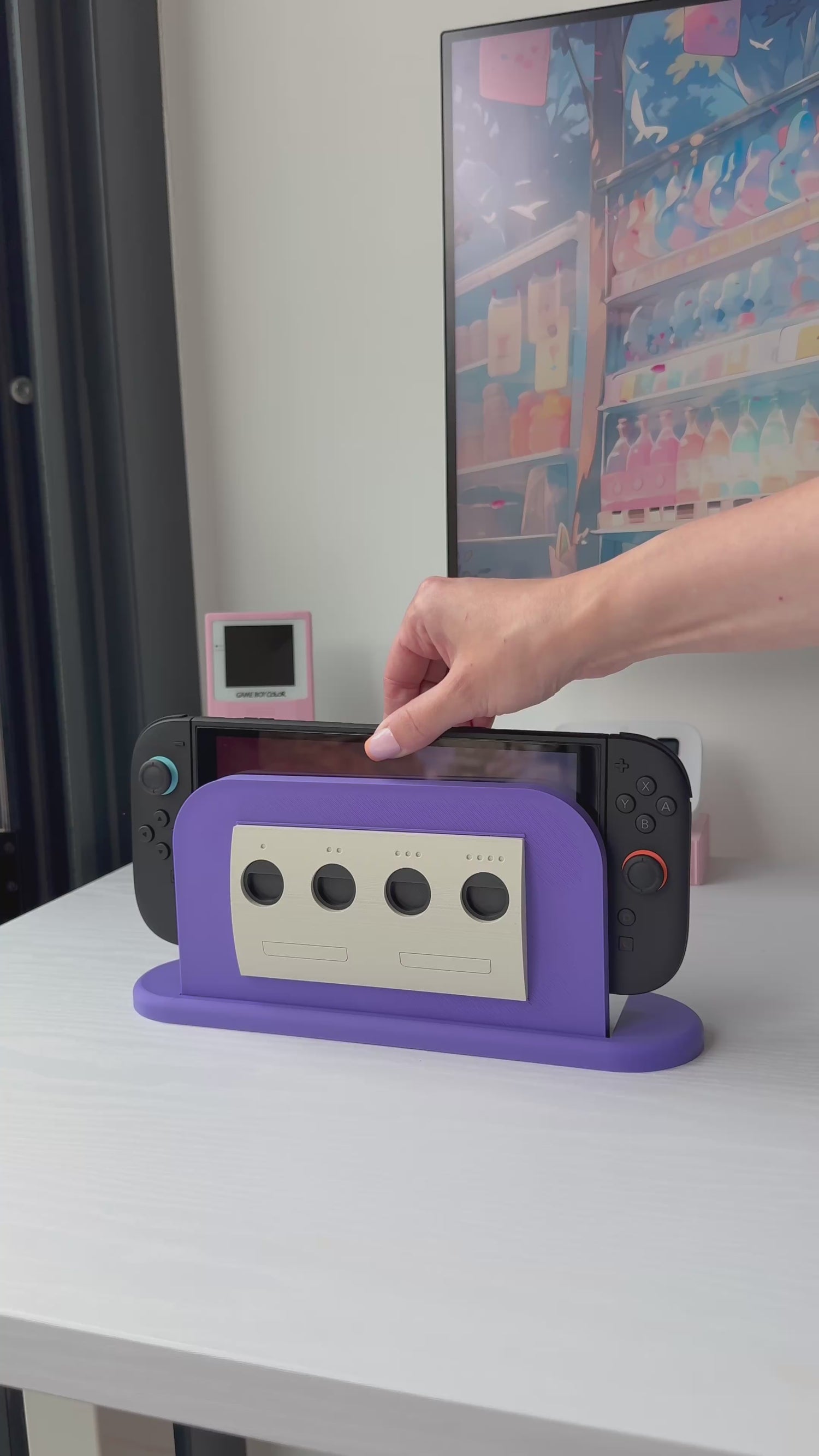 Cubey Dock Cover for Nintendo Switch 2 – Original Faceplate Design