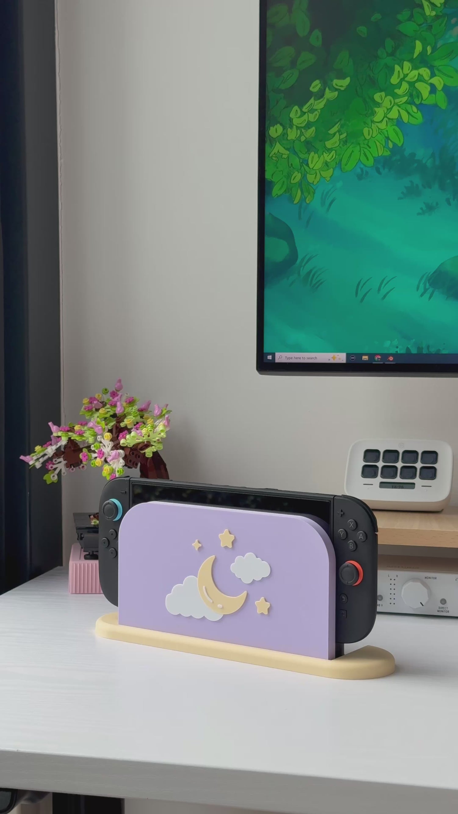 Dreamy Dock Cover for Nintendo Switch 2 – Original Faceplate Design