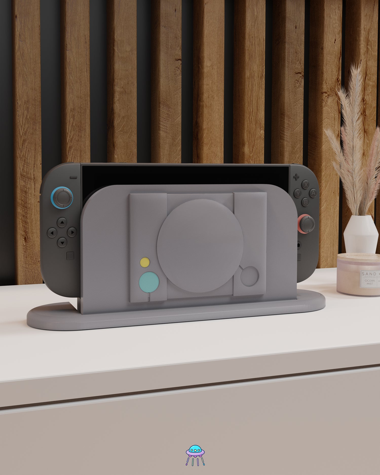 PS1 Dock Cover for Nintendo Switch 2 – Original Faceplate Design