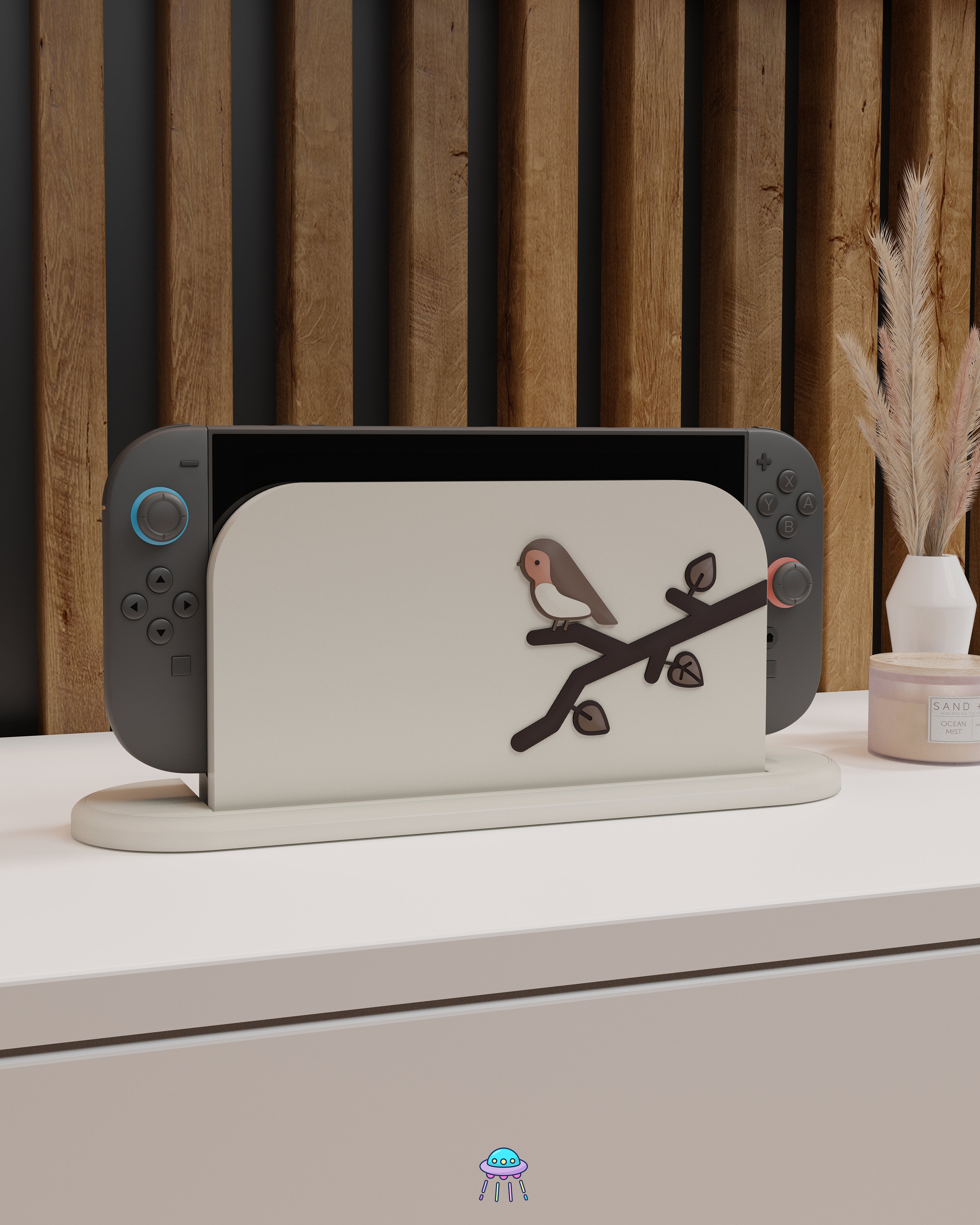 Robin Dock Cover for Nintendo Switch 2 – Original Faceplate Design