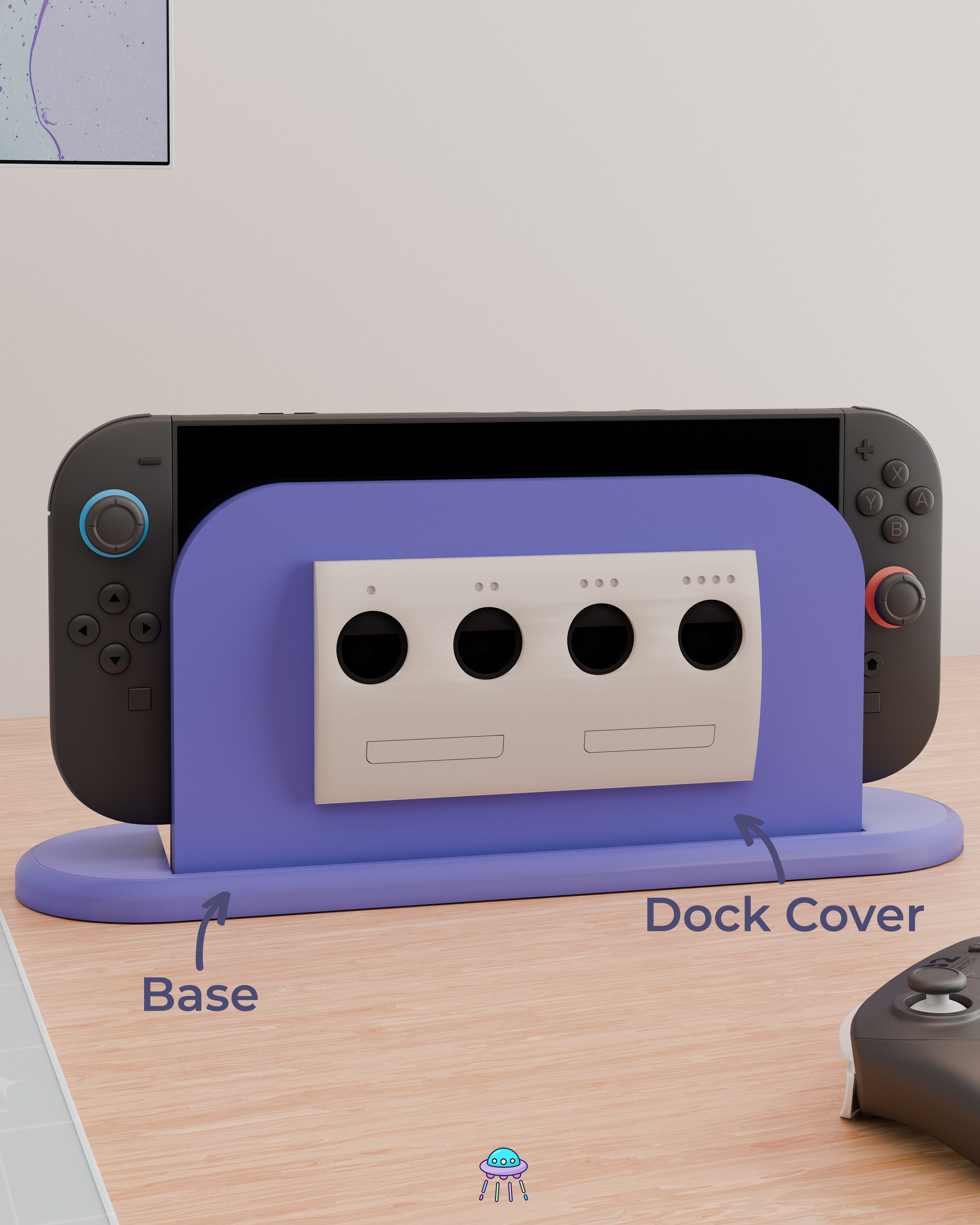 Cubey Dock Cover for Nintendo Switch 2 – Original Faceplate Design